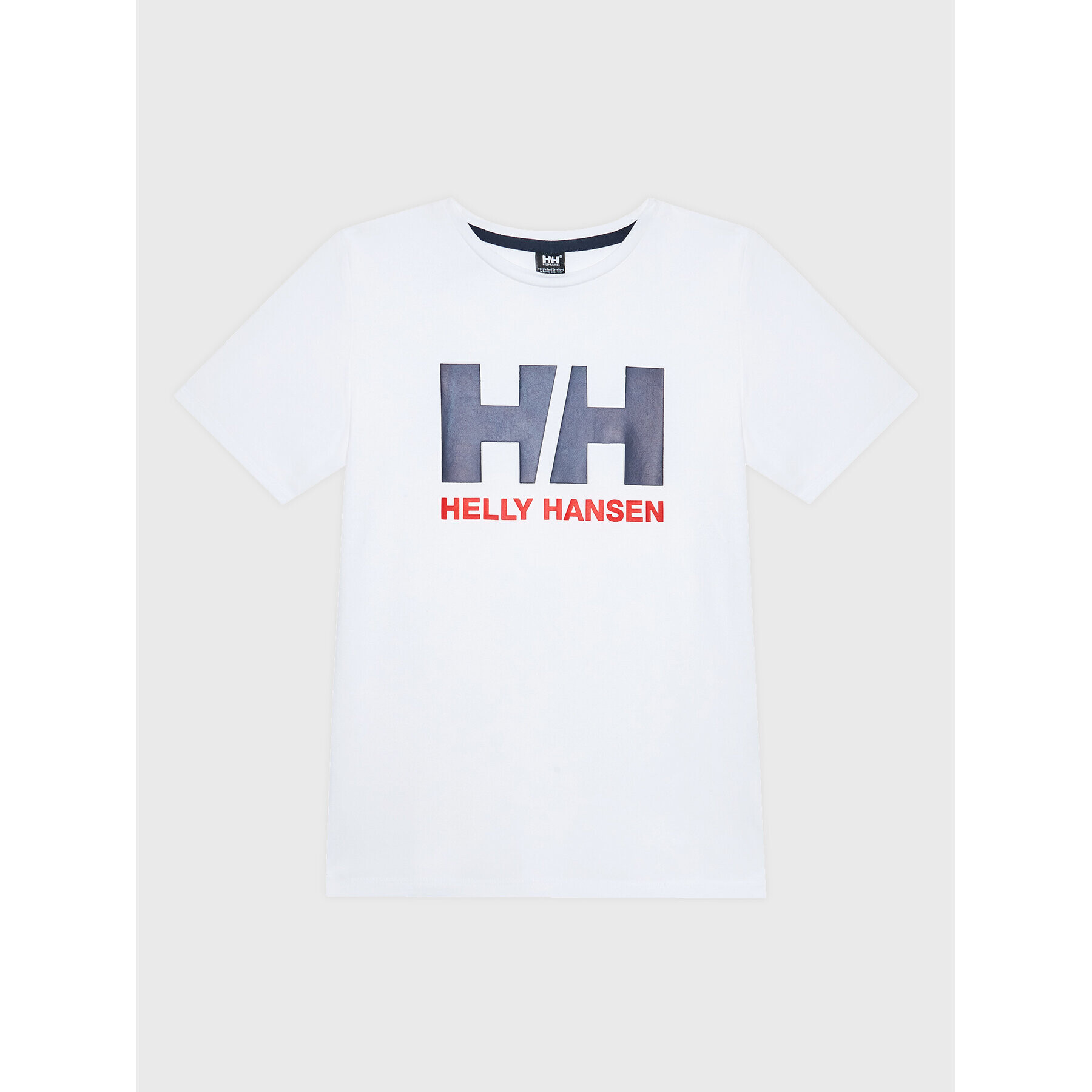 Helly Hansen Тишърт Logo 41709 Бял Regular Fit - Pepit.bg