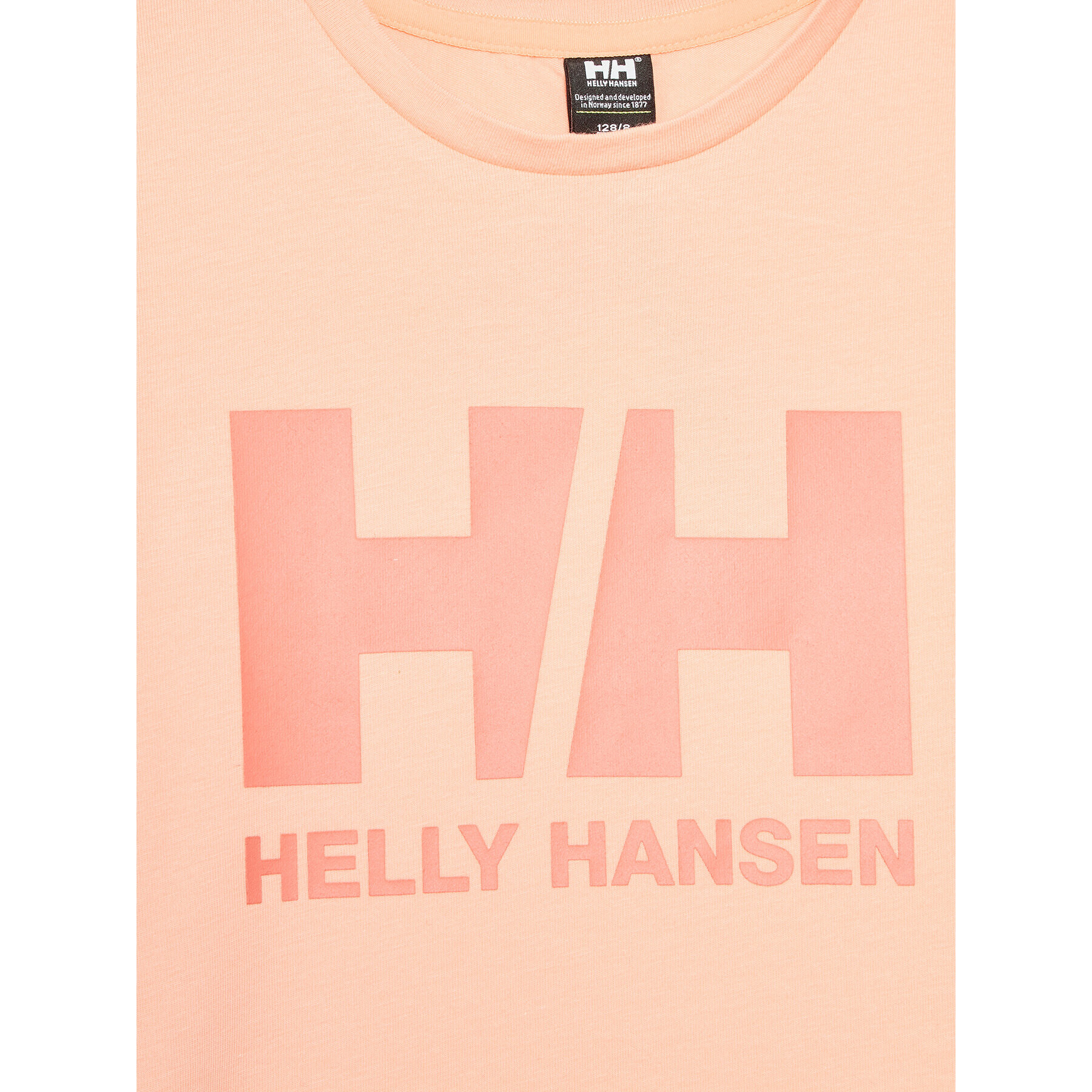 Helly Hansen Тишърт Logo 41709 Оранжев Regular Fit - Pepit.bg