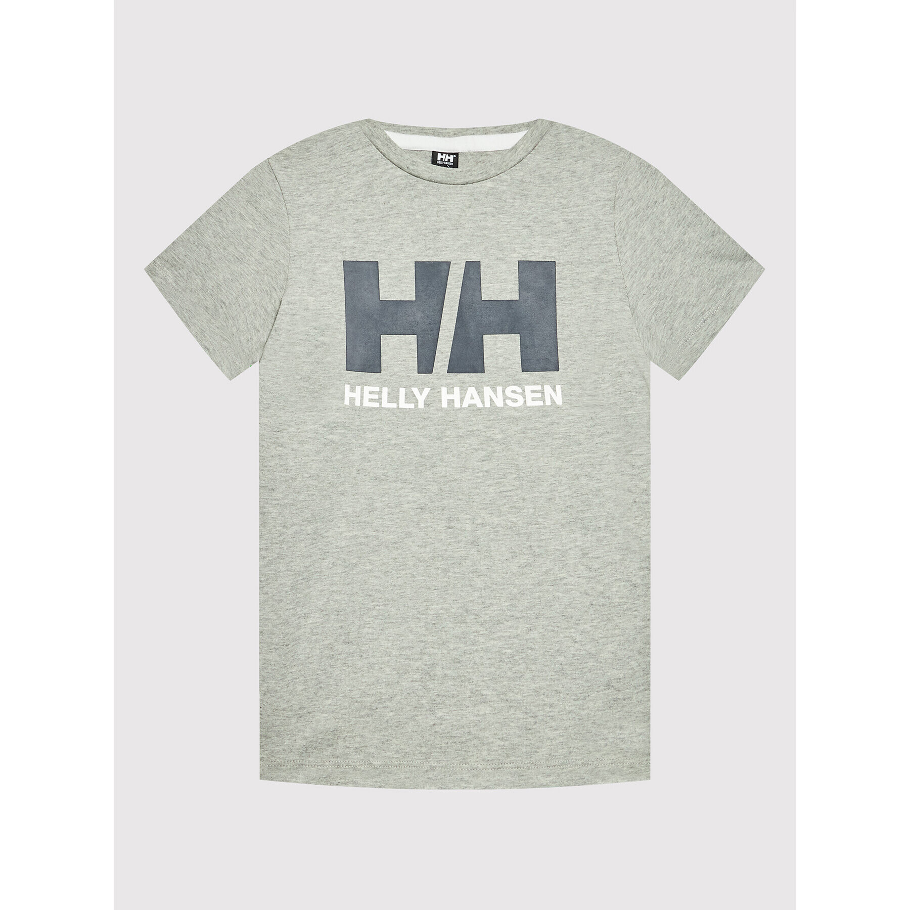 Helly Hansen Тишърт Logo 41709 Сив Regular Fit - Pepit.bg