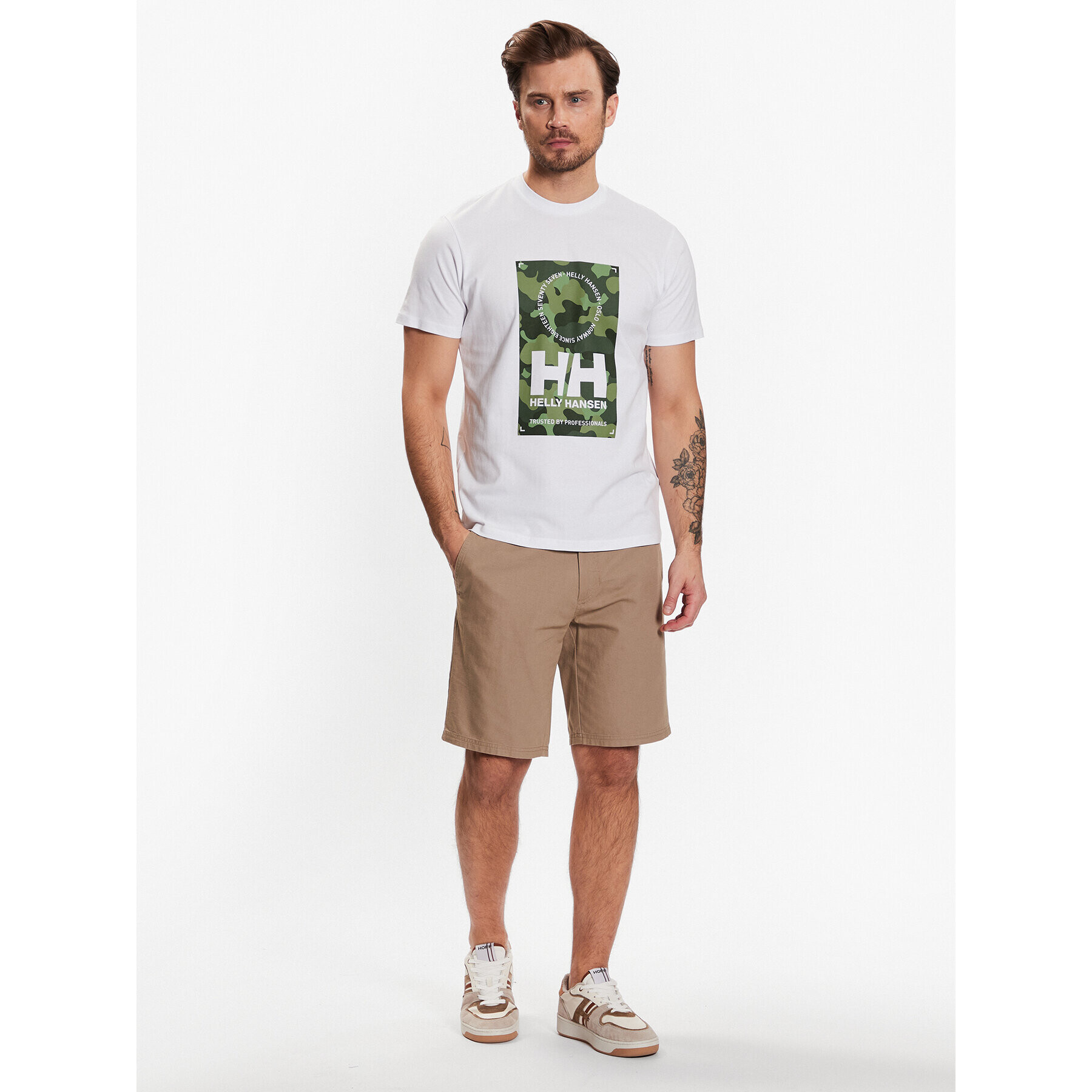 Helly Hansen Тишърт Move 53976 Бял Regular Fit - Pepit.bg