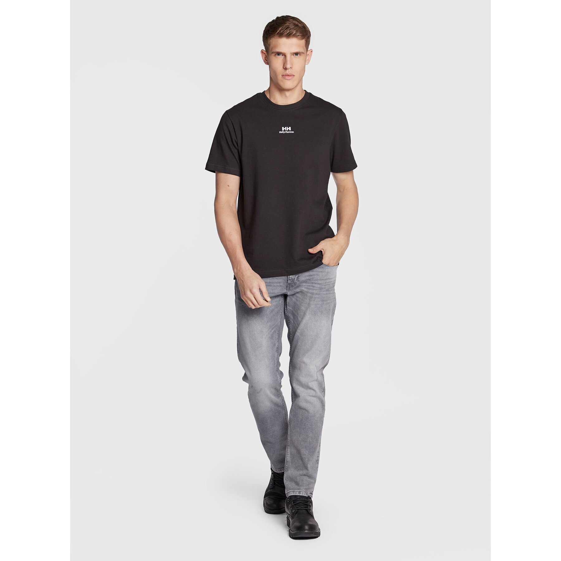Helly Hansen Тишърт Patch 53391 Черен Regular Fit - Pepit.bg