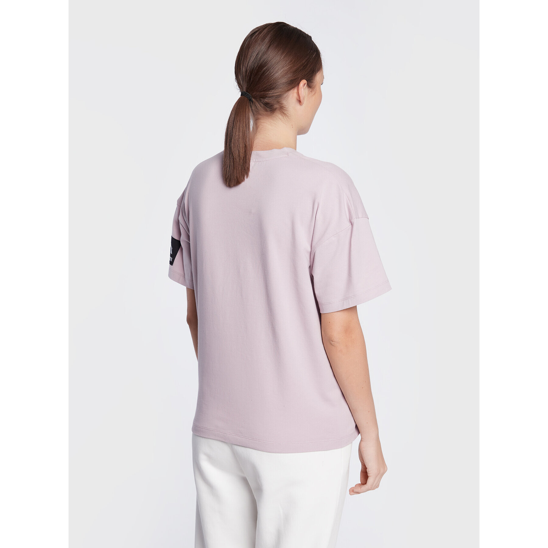 Helly Hansen Тишърт Yu Patch 53781 Виолетов Relaxed Fit - Pepit.bg