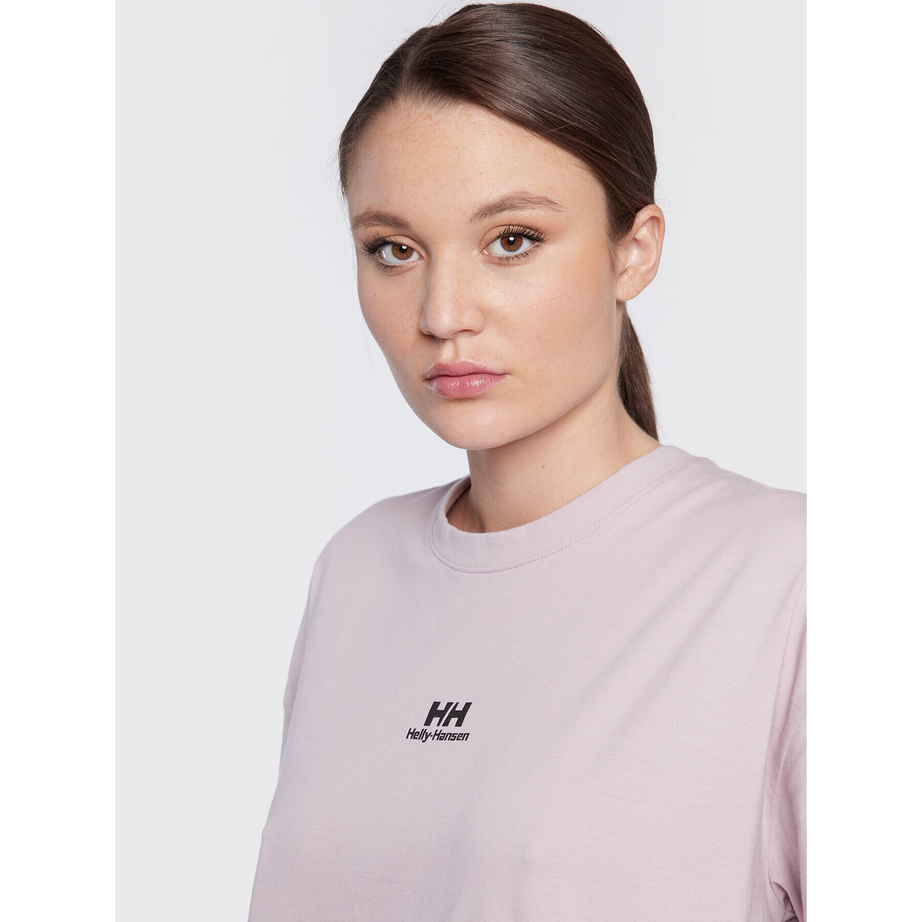 Helly Hansen Тишърт Yu Patch 53781 Виолетов Relaxed Fit - Pepit.bg