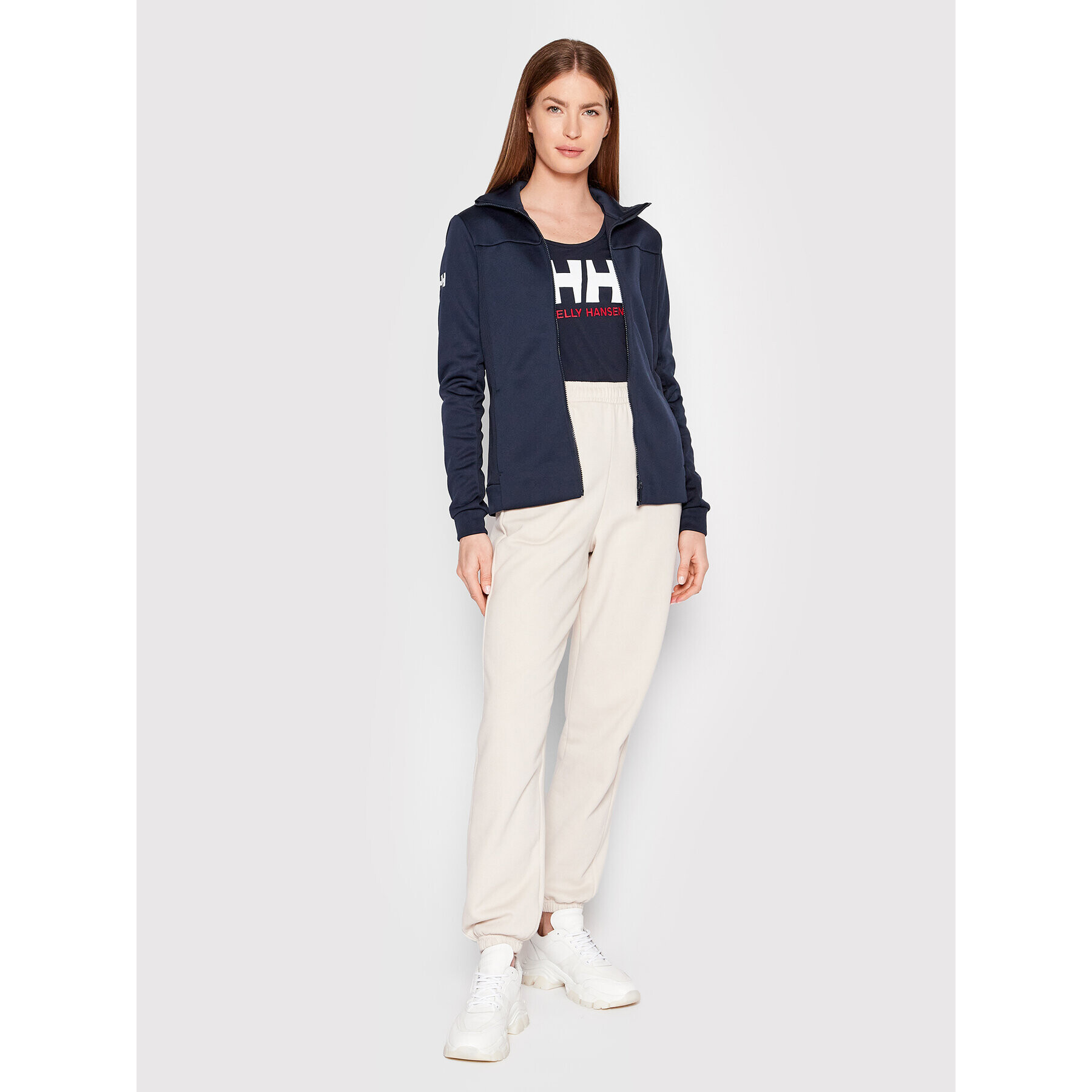 Helly Hansen топ Logo Singlet 33838 Тъмносин Regular Fit - Pepit.bg