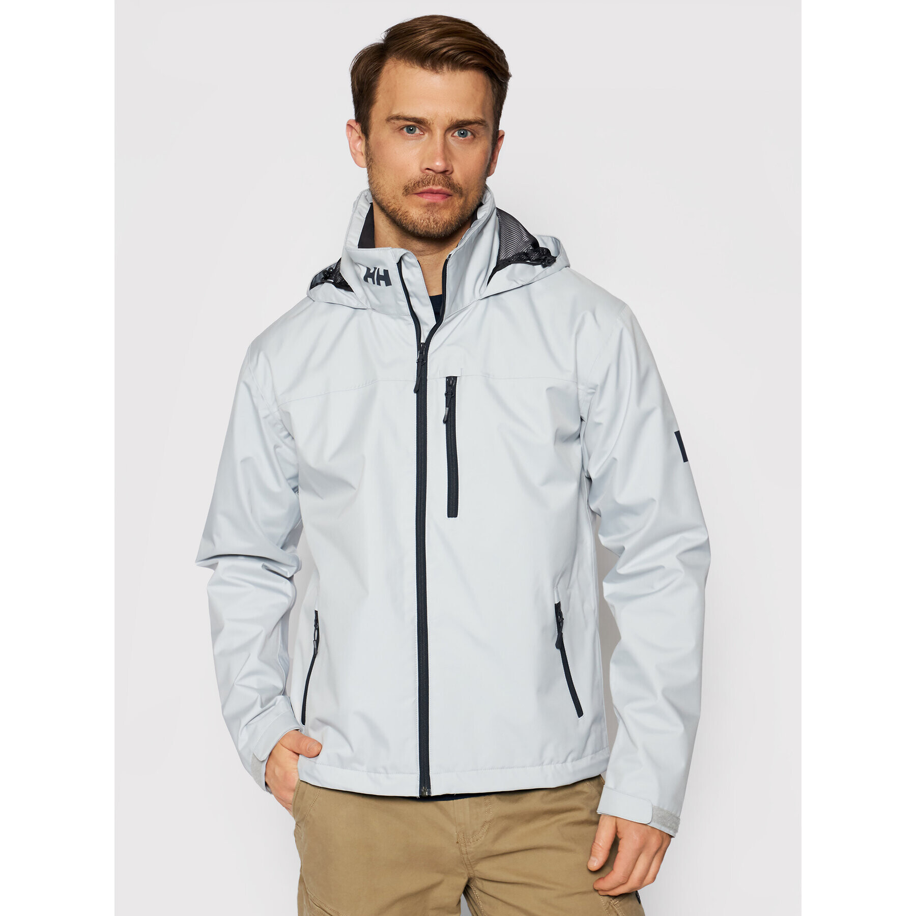 Helly Hansen Ветроходно яке Crew 33875 Сив Regular Fit - Pepit.bg