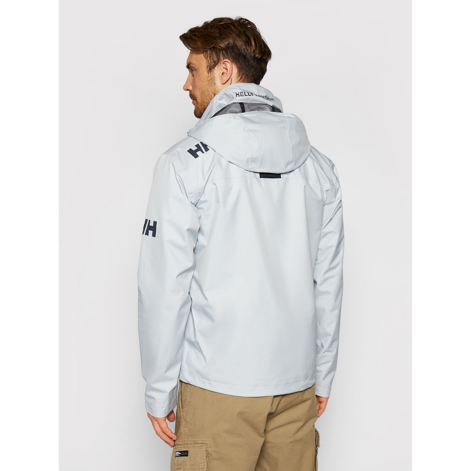 Helly Hansen Ветроходно яке Crew 33875 Сив Regular Fit - Pepit.bg