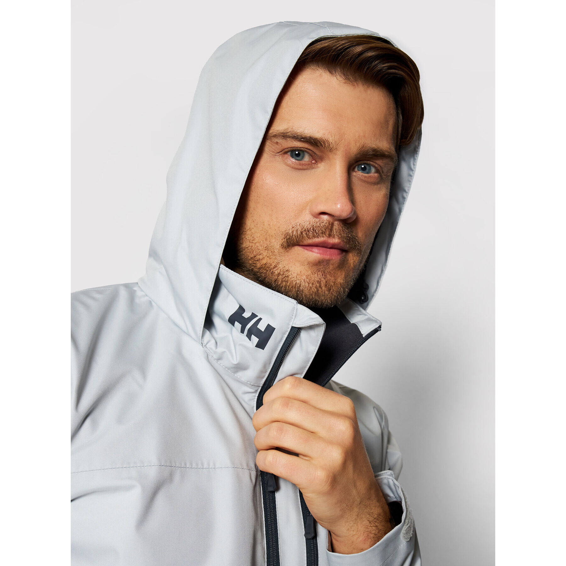 Helly Hansen Ветроходно яке Crew 33875 Сив Regular Fit - Pepit.bg