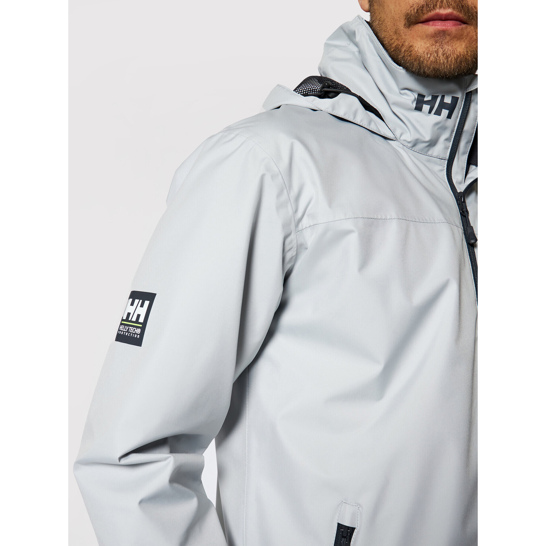 Helly Hansen Ветроходно яке Crew 33875 Сив Regular Fit - Pepit.bg
