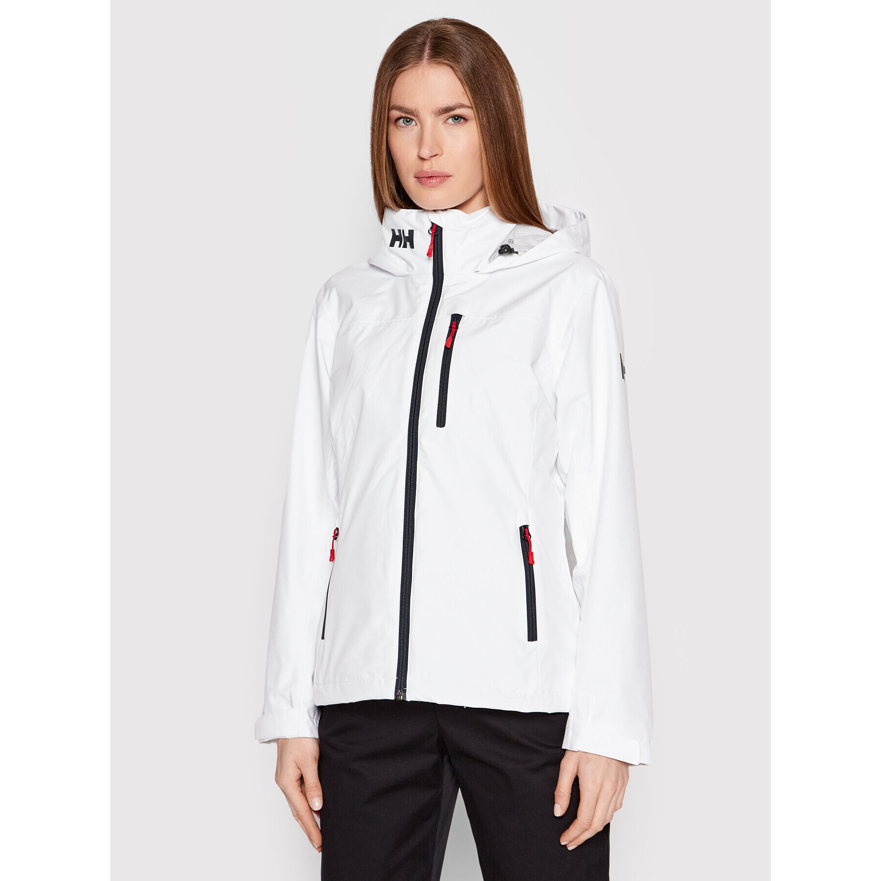 Helly Hansen Ветроходно яке Crew 33899 Бял Regular Fit - Pepit.bg