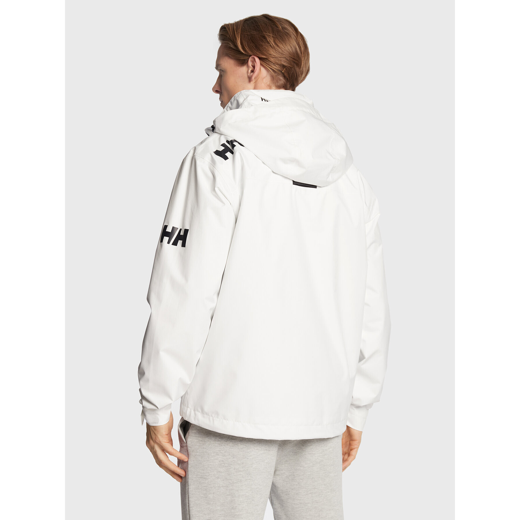 Helly Hansen Ветроходно яке Crew 33874 Бял Regular Fit - Pepit.bg