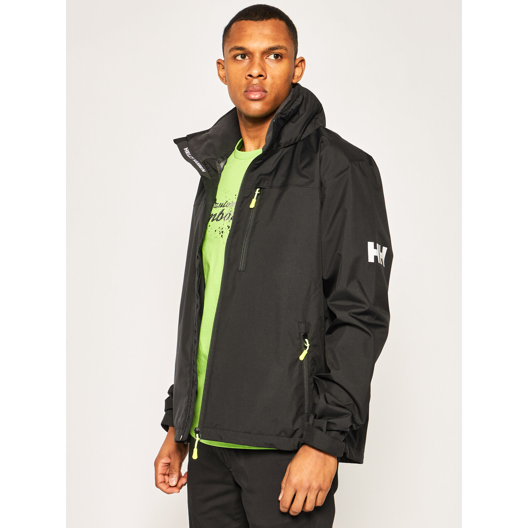 Helly Hansen Ветроходно яке Crew 33875 Черен Regular Fit - Pepit.bg