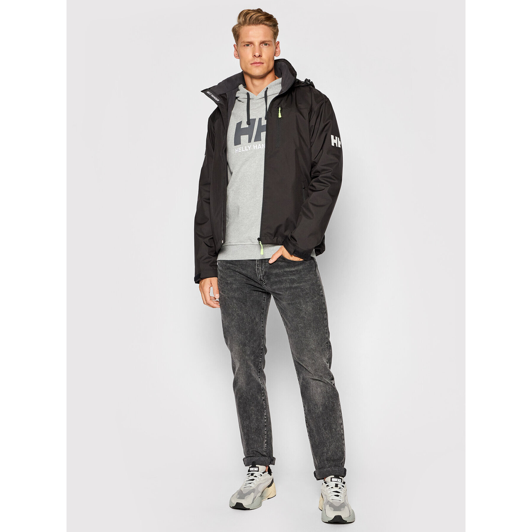 Helly Hansen Ветроходно яке Midlayer 33874 Черен Regular Fit - Pepit.bg