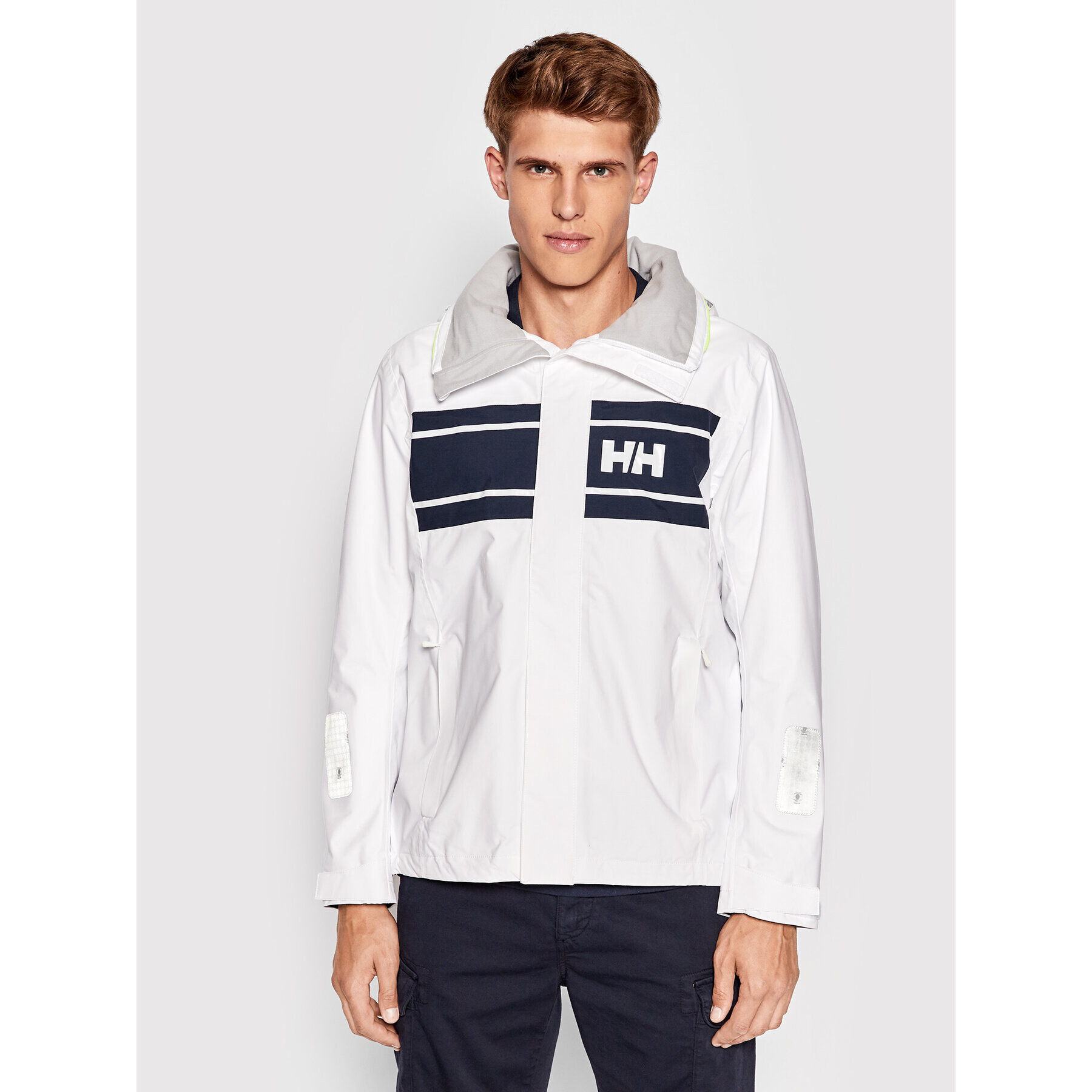 Helly Hansen Ветроходно яке Saltholm 34217 Бял Regular Fit - Pepit.bg