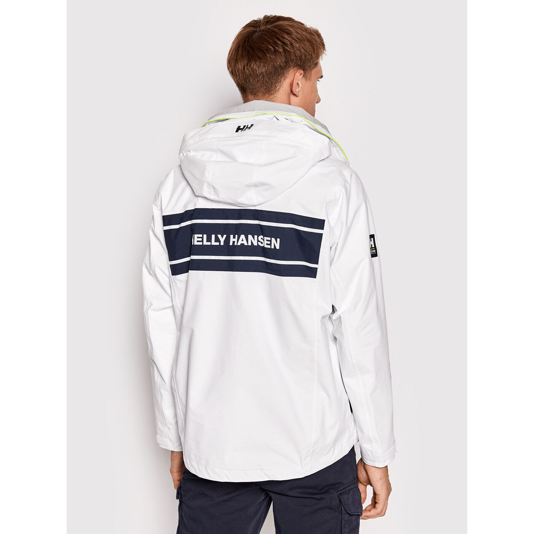 Helly Hansen Ветроходно яке Saltholm 34217 Бял Regular Fit - Pepit.bg