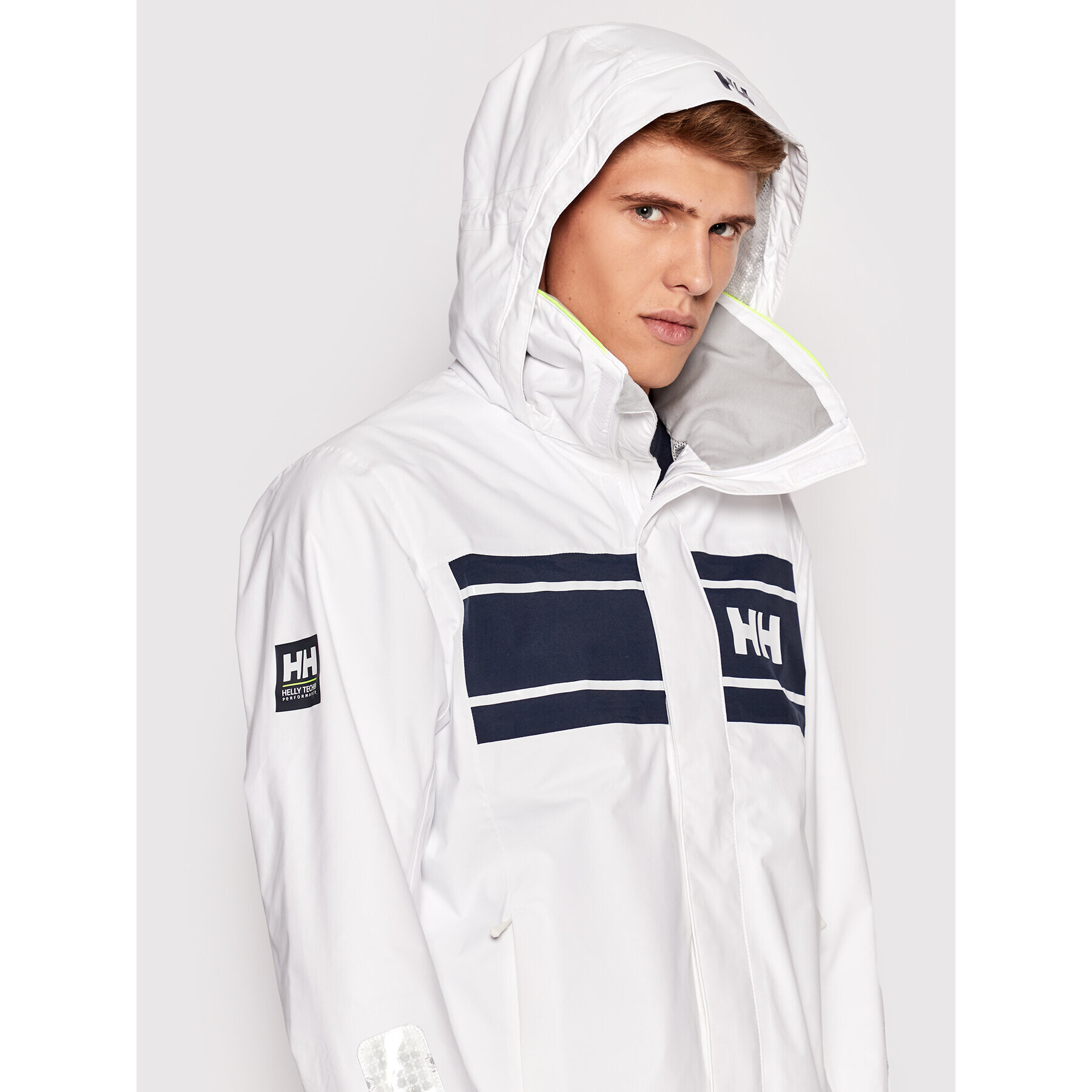 Helly Hansen Ветроходно яке Saltholm 34217 Бял Regular Fit - Pepit.bg