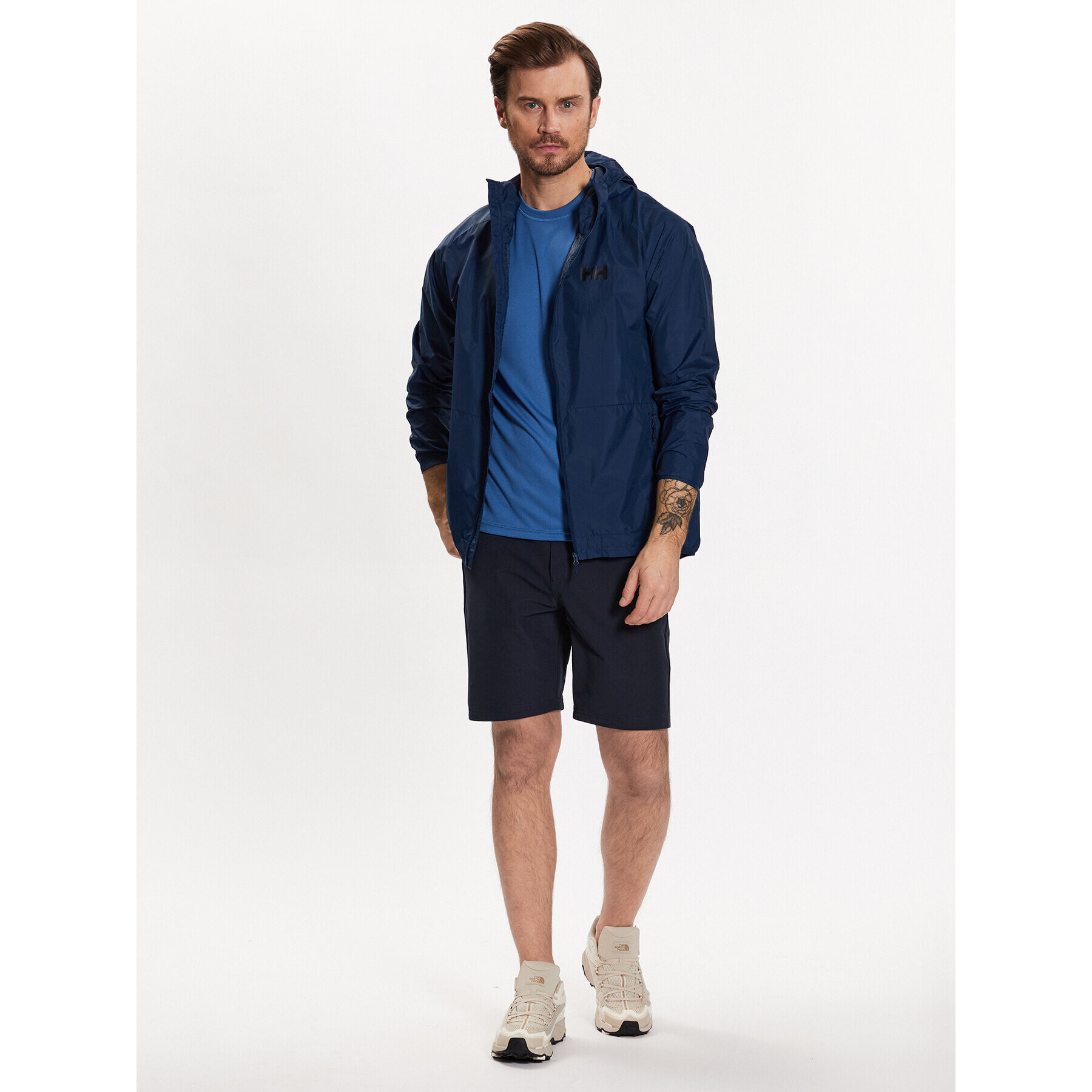 Helly Hansen Ветровка Roam 63145 Тъмносин Regular Fit - Pepit.bg