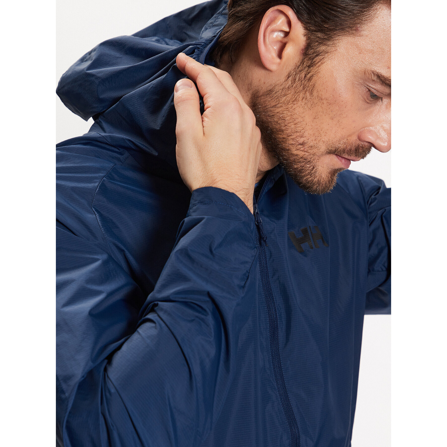 Helly Hansen Ветровка Roam 63145 Тъмносин Regular Fit - Pepit.bg