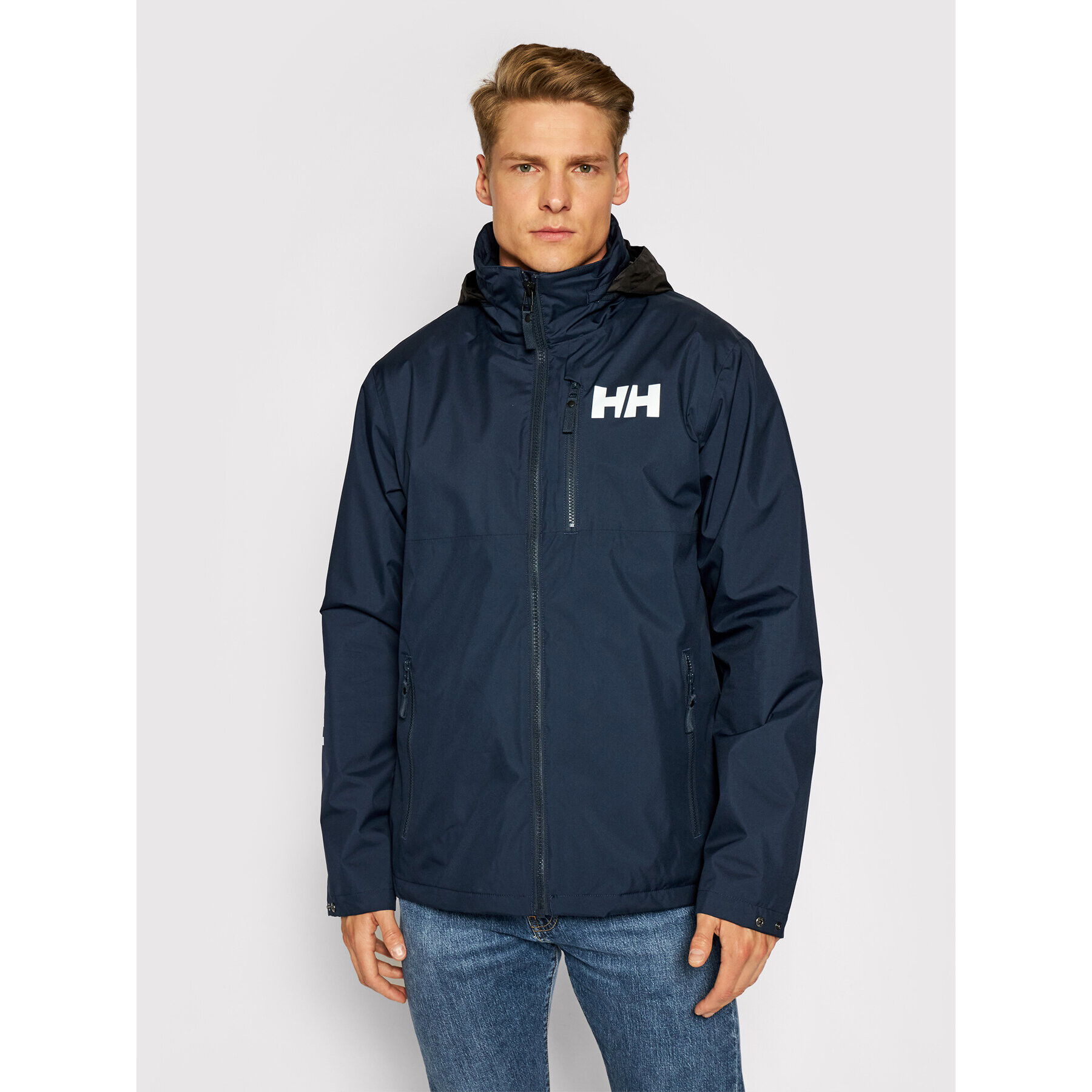 Helly Hansen Яке за дъжд Active 53584 Тъмносин Regular Fit - Pepit.bg