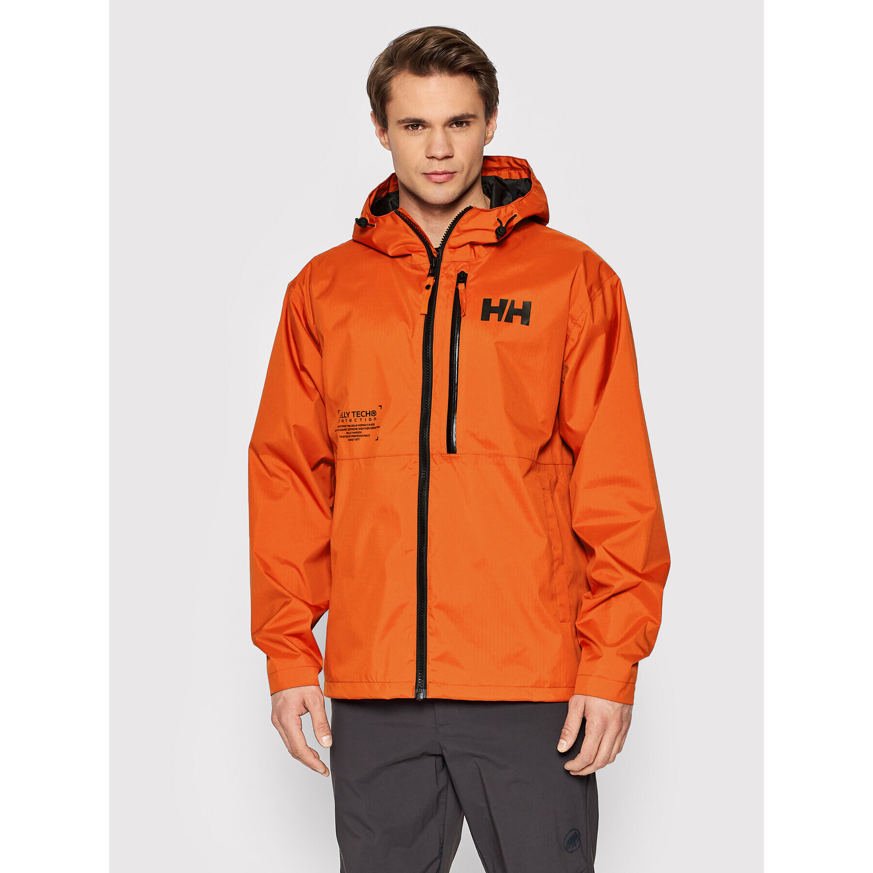 Helly Hansen Яке за дъжд Active Pace 53085 Оранжев Regular Fit - Pepit.bg