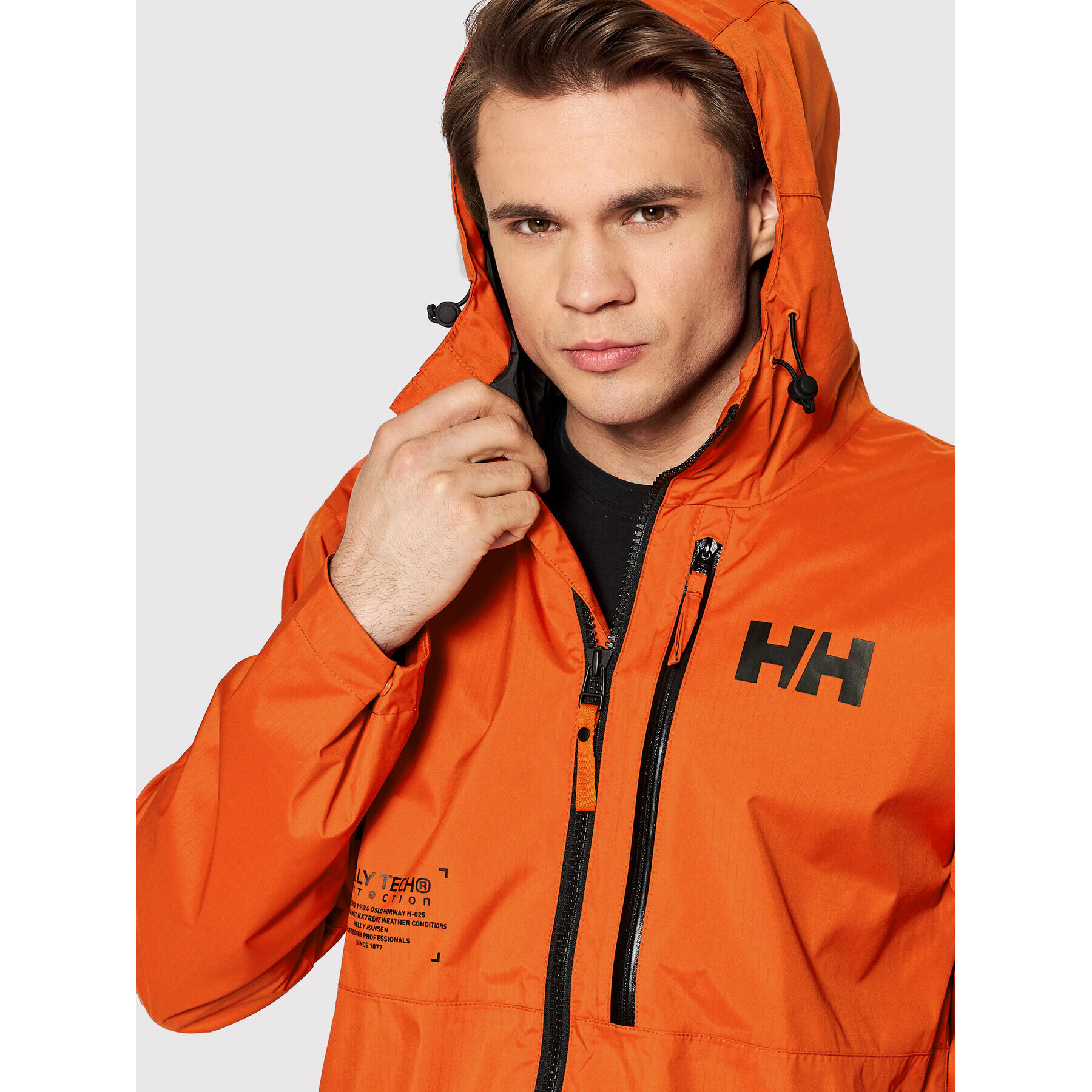 Helly Hansen Яке за дъжд Active Pace 53085 Оранжев Regular Fit - Pepit.bg