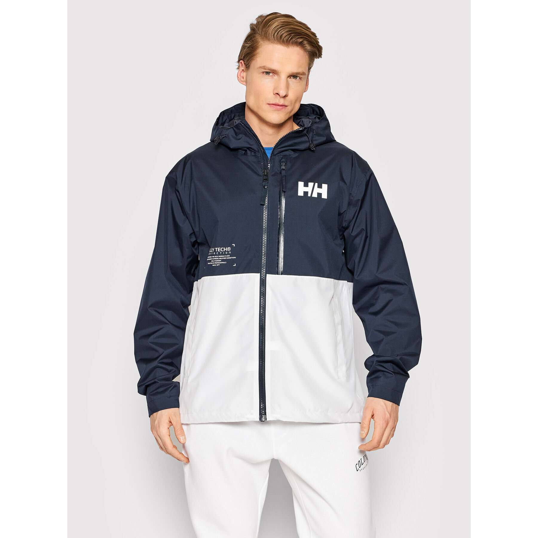 Helly Hansen Яке за дъжд Active Pace 53085 Тъмносин Regular Fit - Pepit.bg