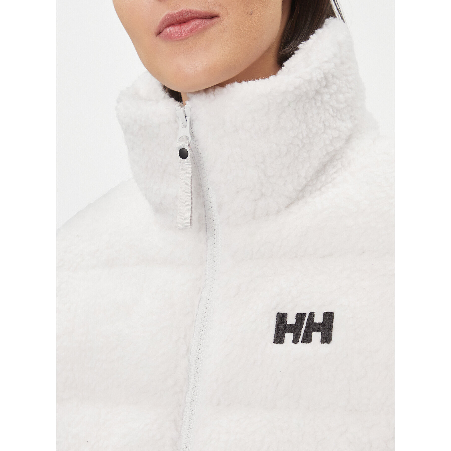 Helly Hansen Зимно яке Yu Teddy Pile 54065 Бял Regular Fit - Pepit.bg
