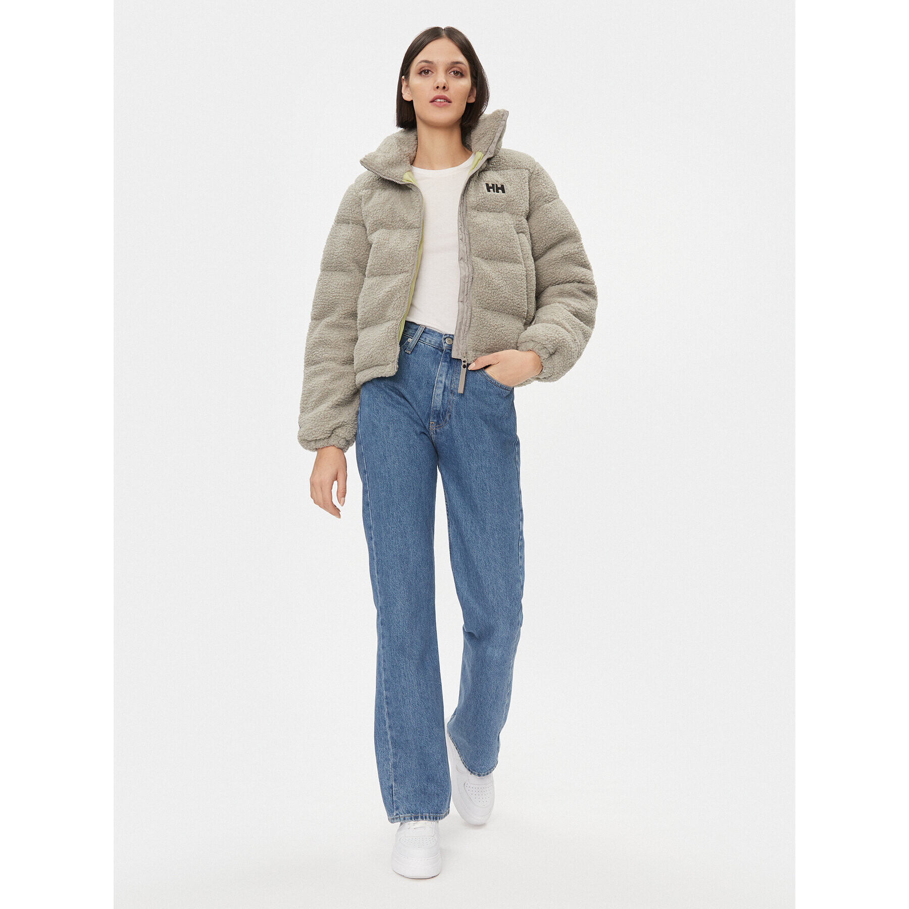 Helly Hansen Зимно яке Yu Teddy Pile 54065 Сив Regular Fit - Pepit.bg