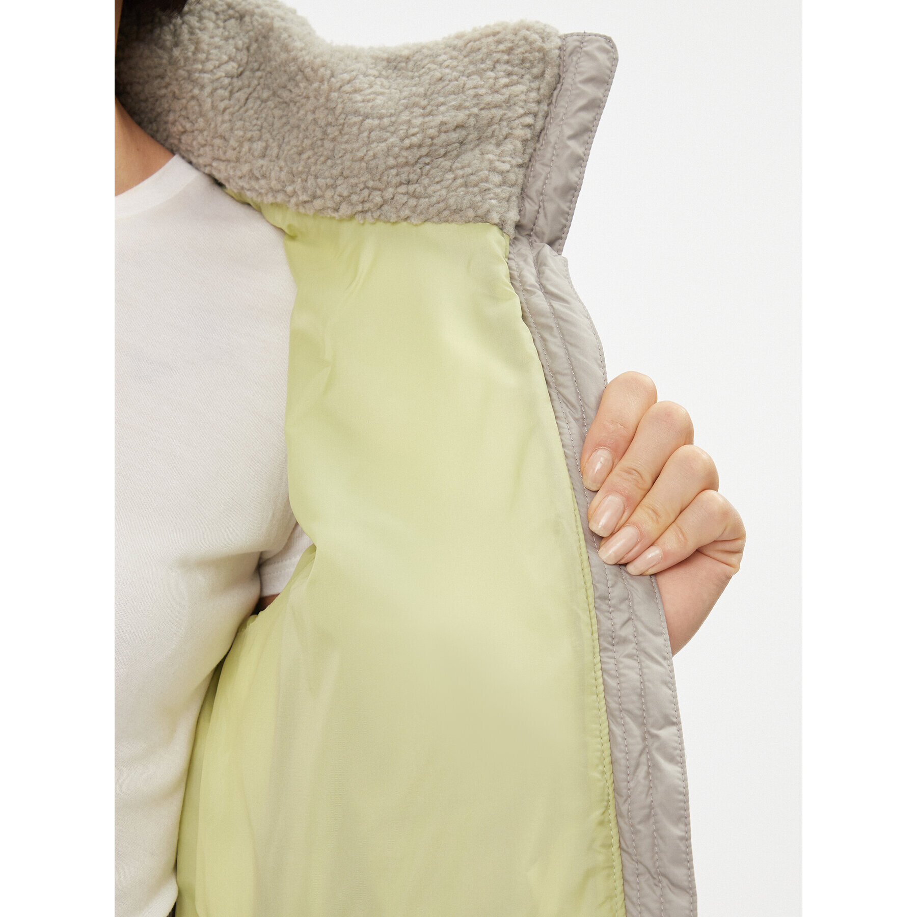 Helly Hansen Зимно яке Yu Teddy Pile 54065 Сив Regular Fit - Pepit.bg
