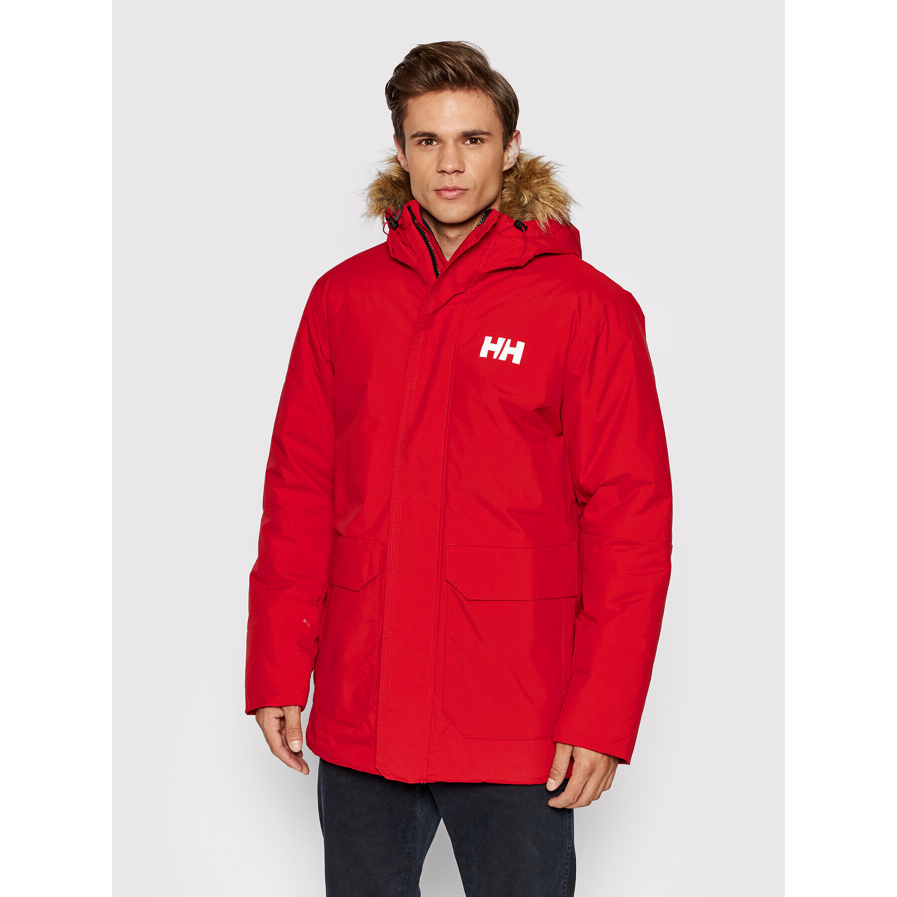 Helly Hansen Зимно яке Classic 53494 Червен Regular Fit - Pepit.bg