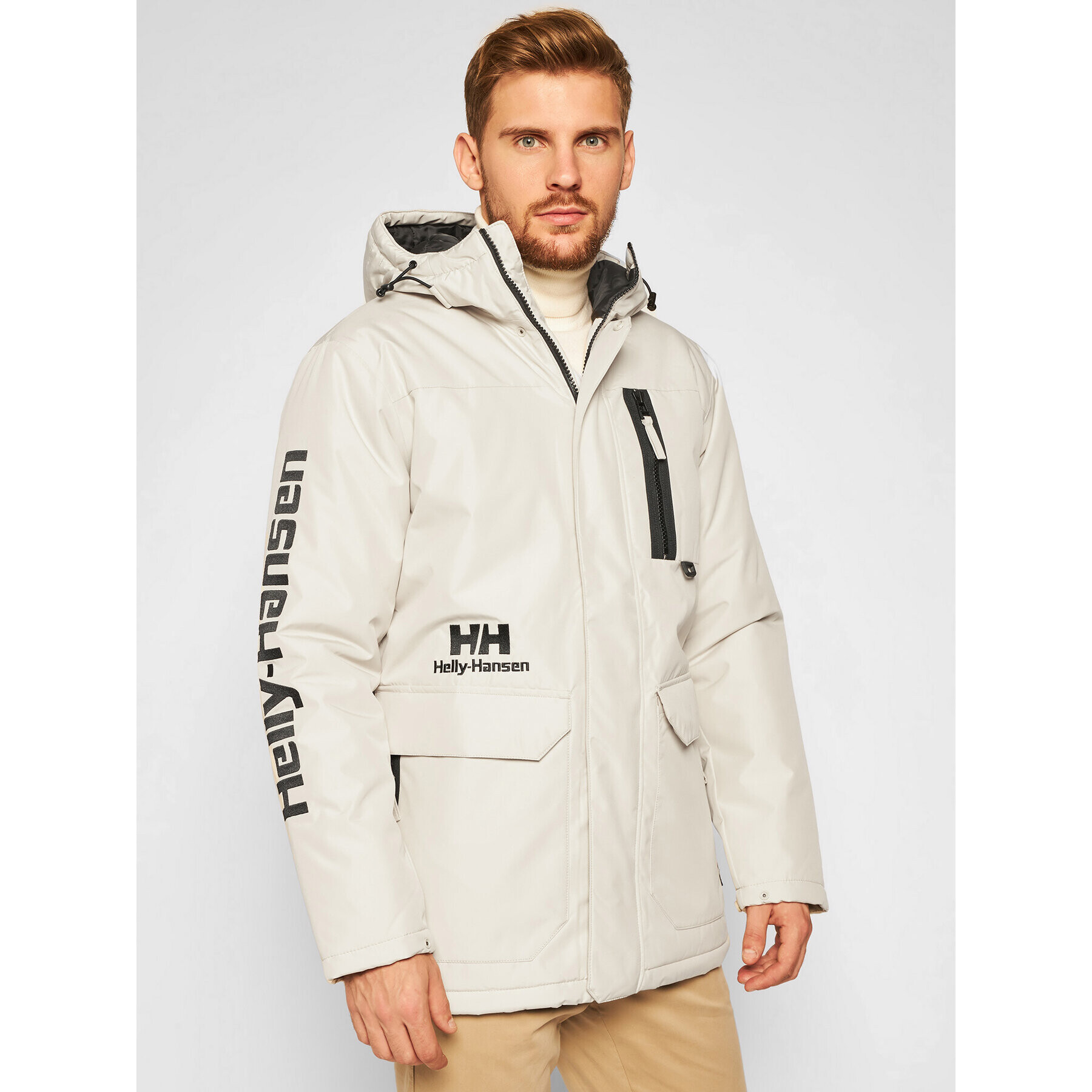 Helly Hansen Зимно яке Hiver Yu 53580 Бежов Regular Fit - Pepit.bg