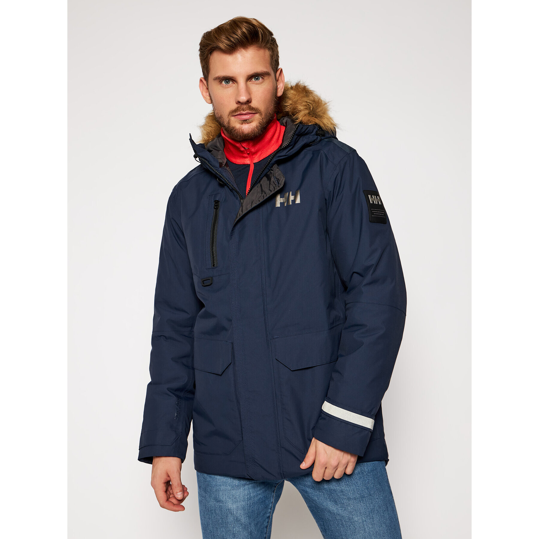 Helly Hansen Зимно яке Svalbard 53150 Тъмносин Regular Fit - Pepit.bg