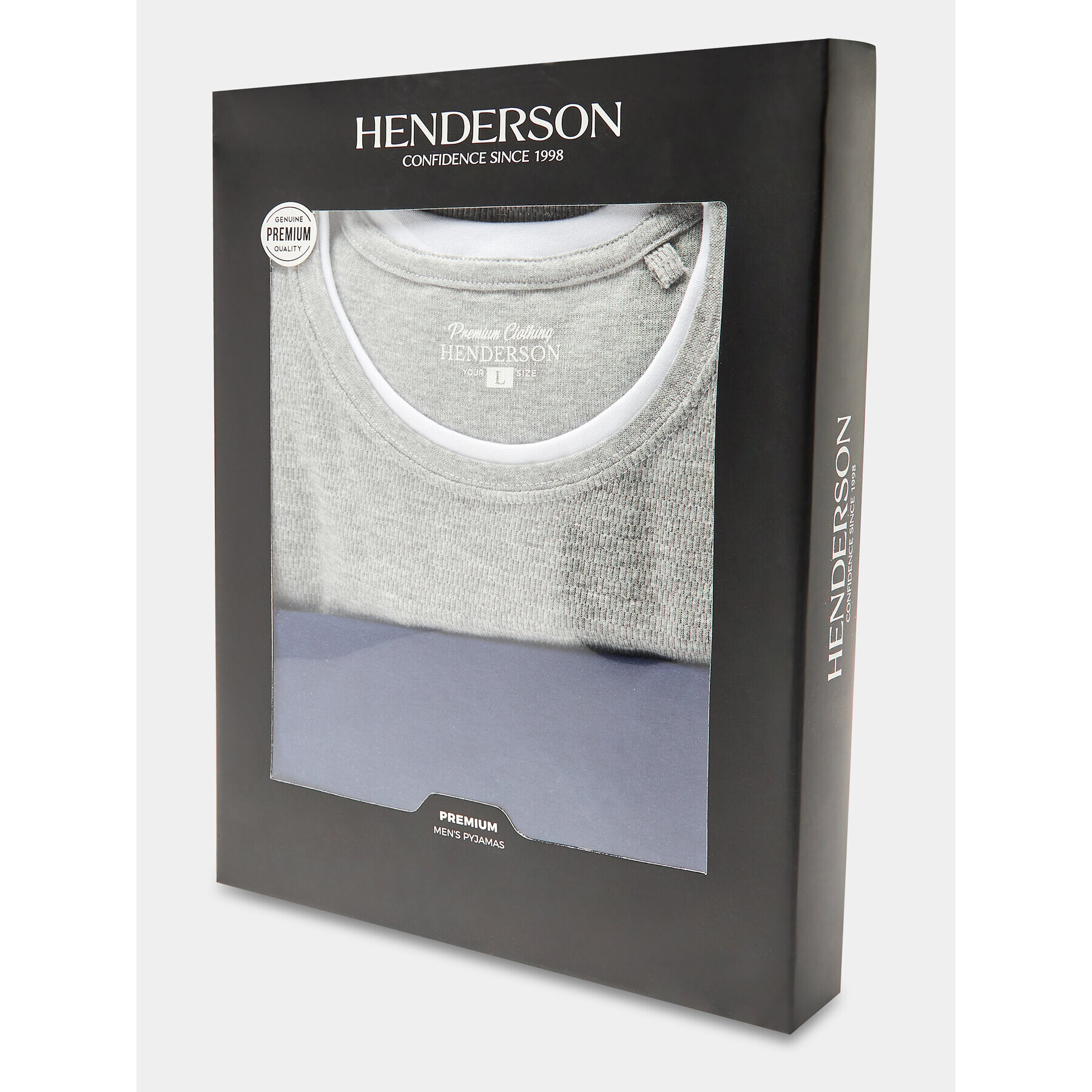 Henderson Пижама 40662 Сив Regular Fit - Pepit.bg