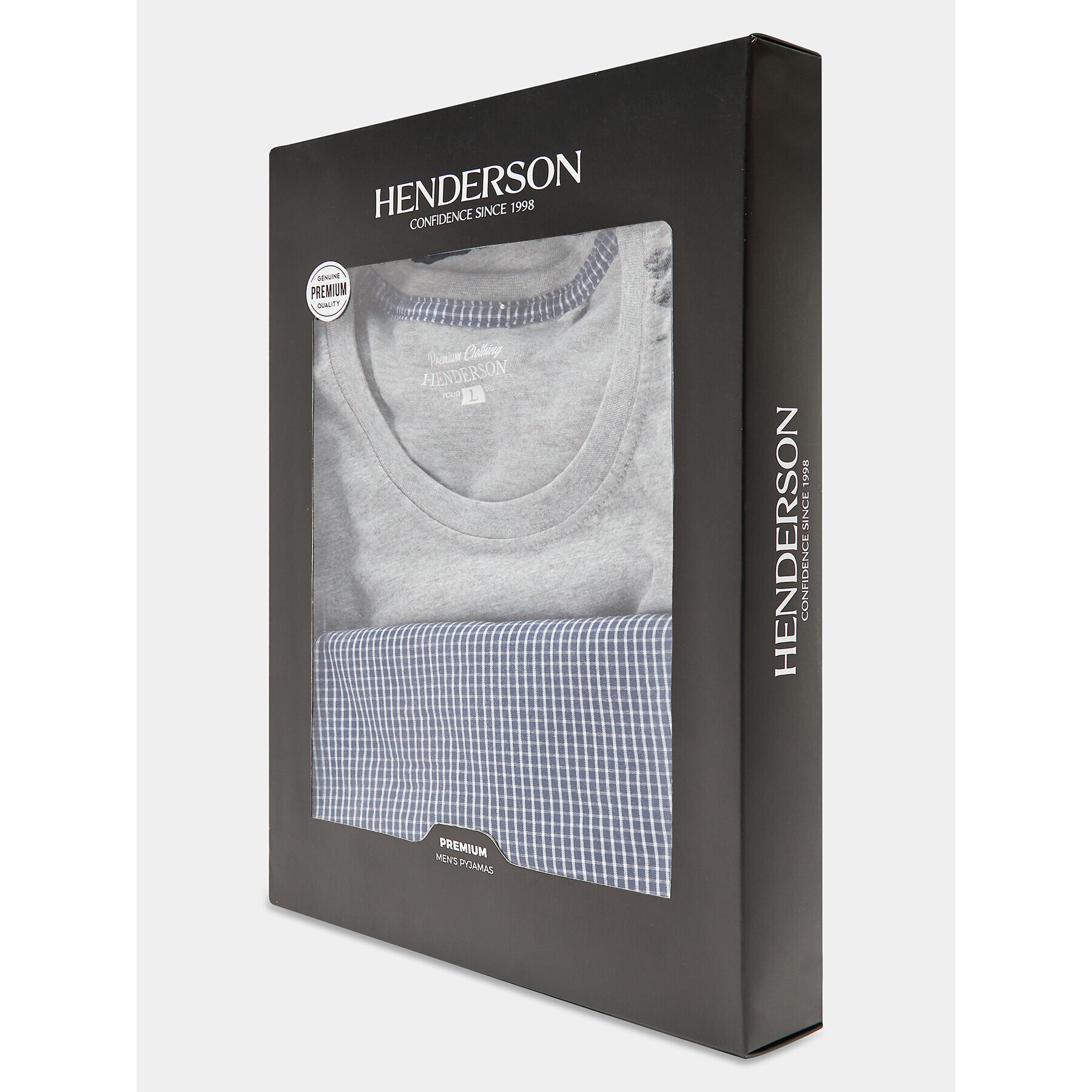 Henderson Пижама 40668 Сив Regular Fit - Pepit.bg