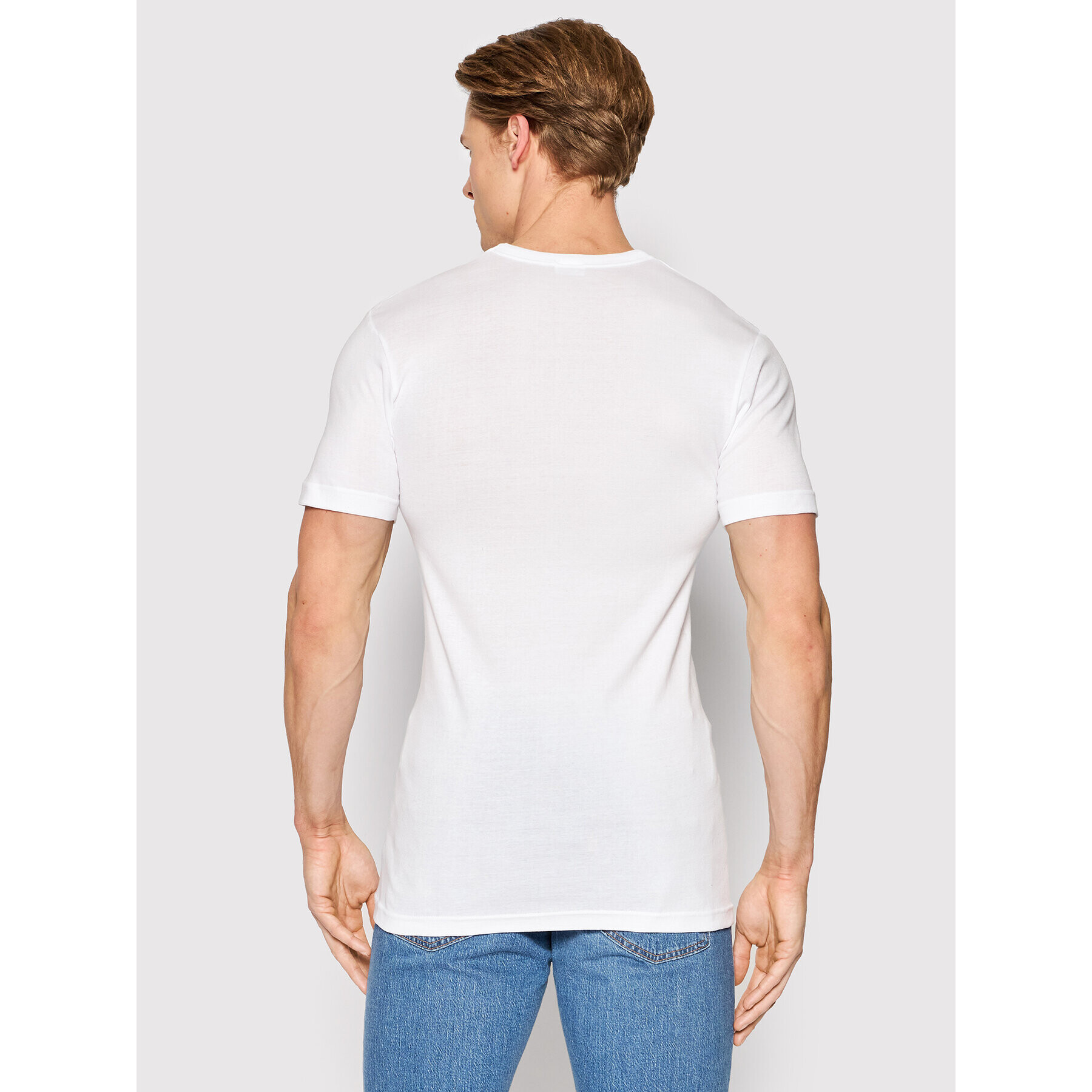 Henderson Тишърт 1495 Бял Regular Fit - Pepit.bg