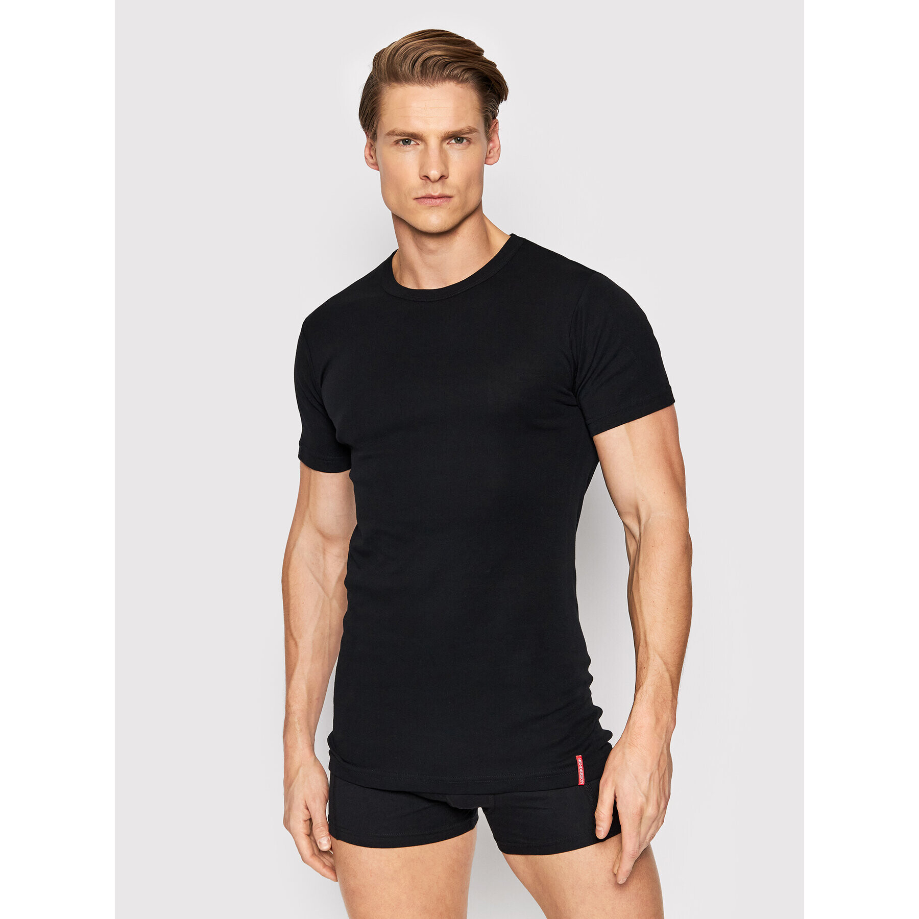 Henderson Тишърт 1495 Черен Regular Fit - Pepit.bg