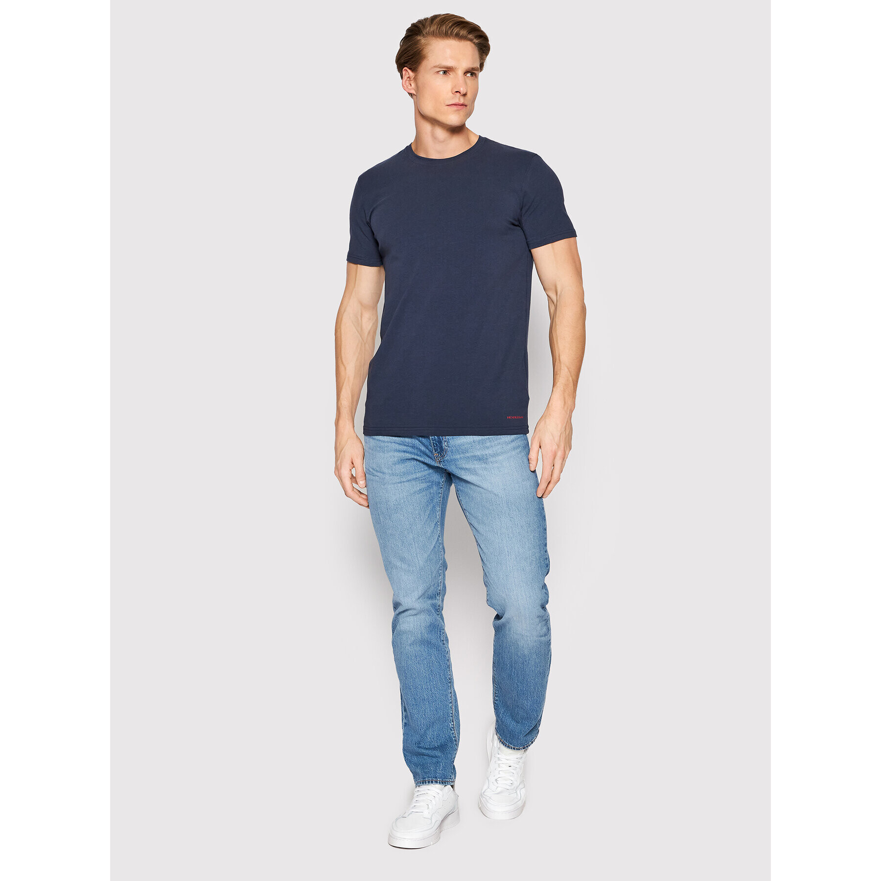 Henderson Тишърт Bosco 18731 Тъмносин Regular Fit - Pepit.bg
