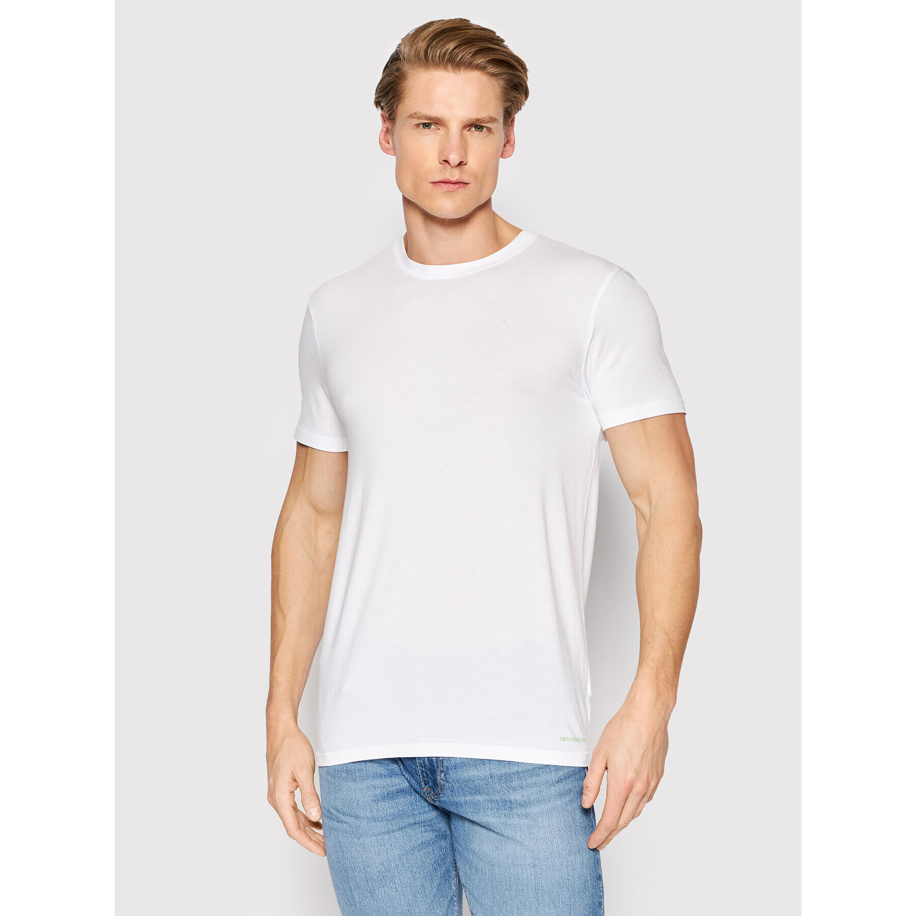 Henderson Тишърт Grade 34324 Бял Regular Fit - Pepit.bg