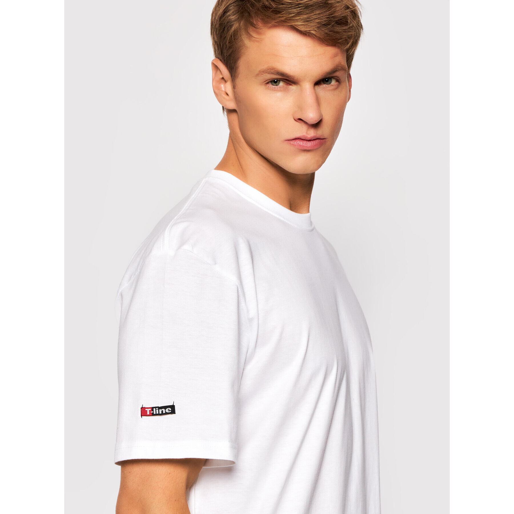 Henderson Тишърт T-Line 19407 Бял Regular Fit - Pepit.bg