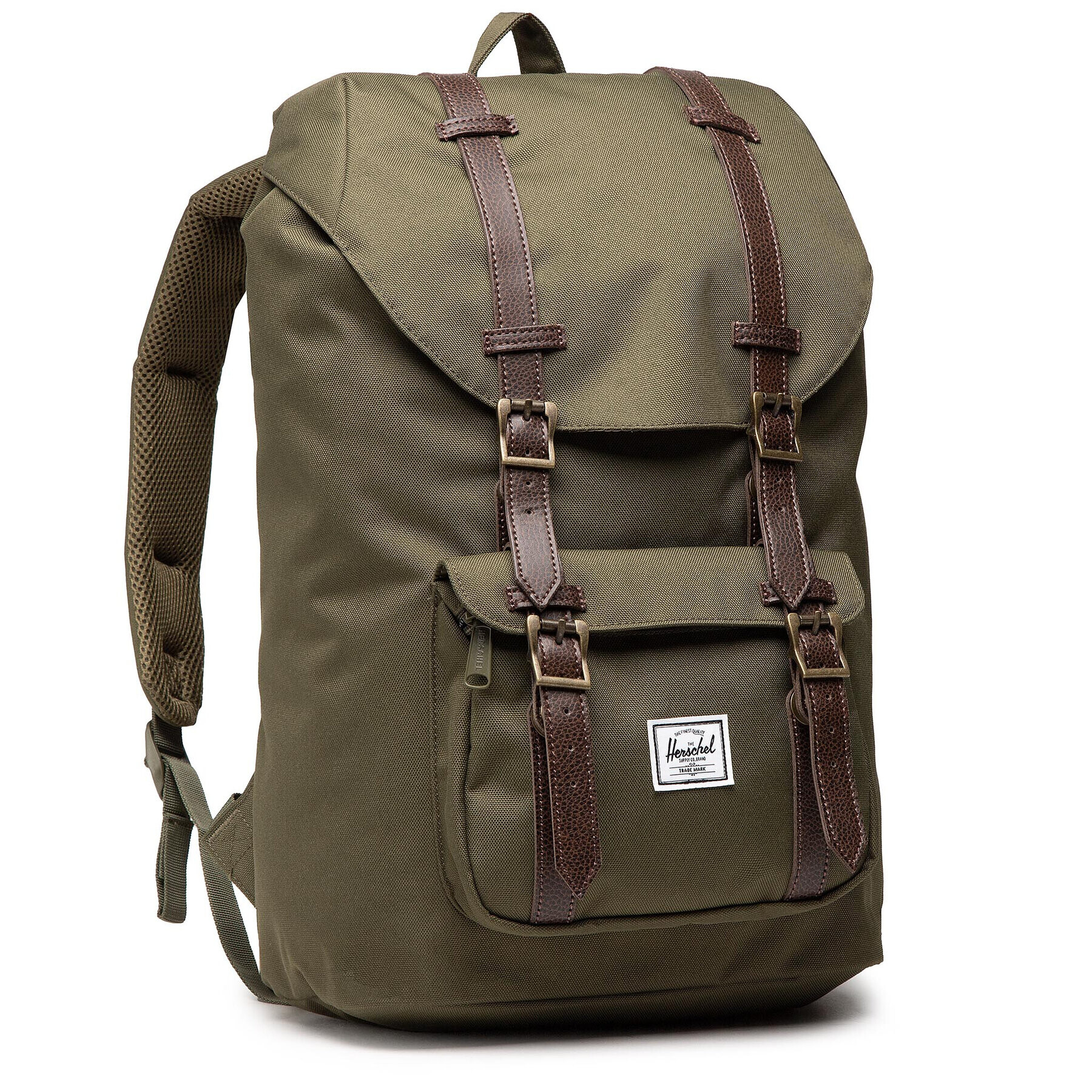 Herschel Раница Little Amercia Mid 10020-04488 Зелен - Pepit.bg