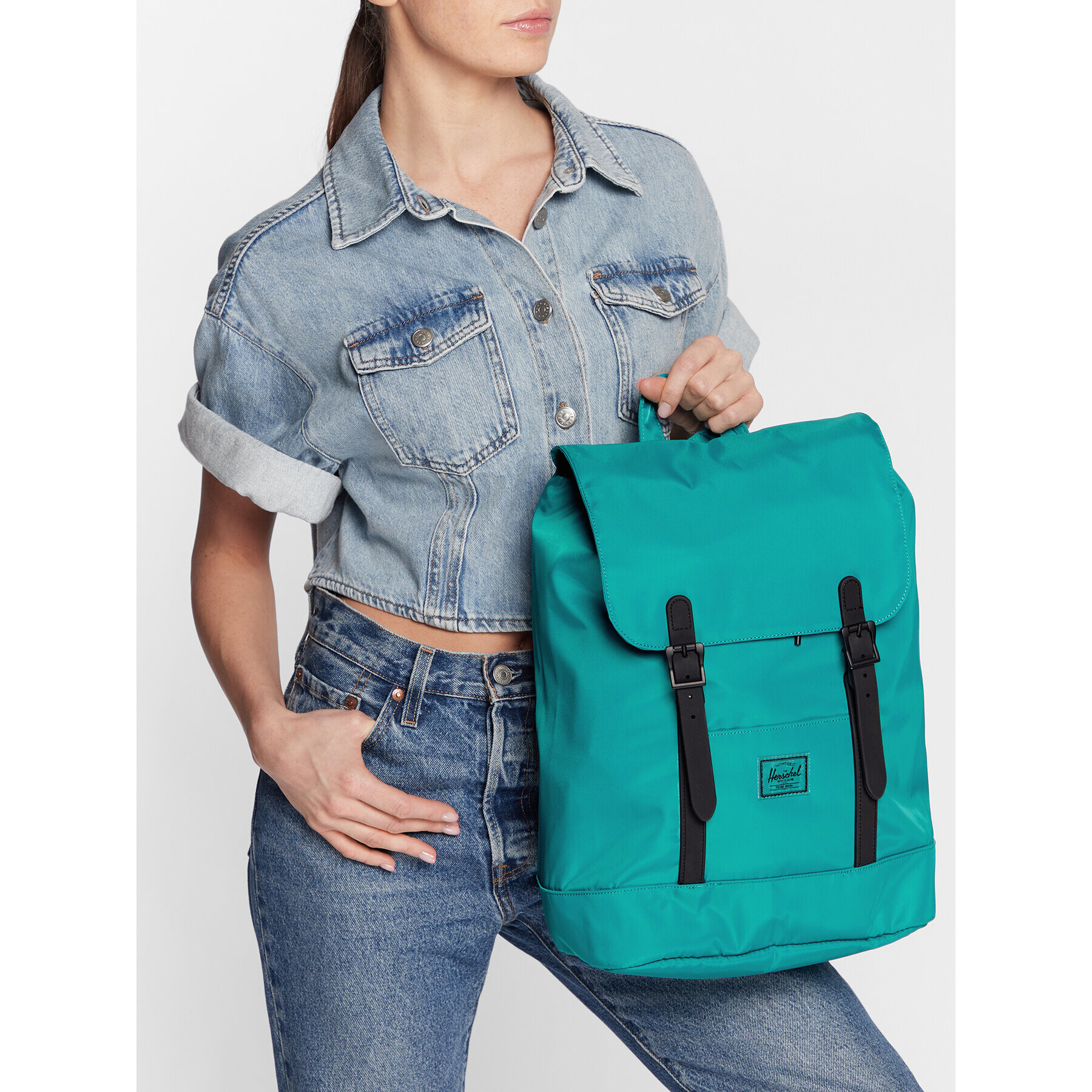 Herschel Раница Retreat Small 11096-05639 Електриков - Pepit.bg