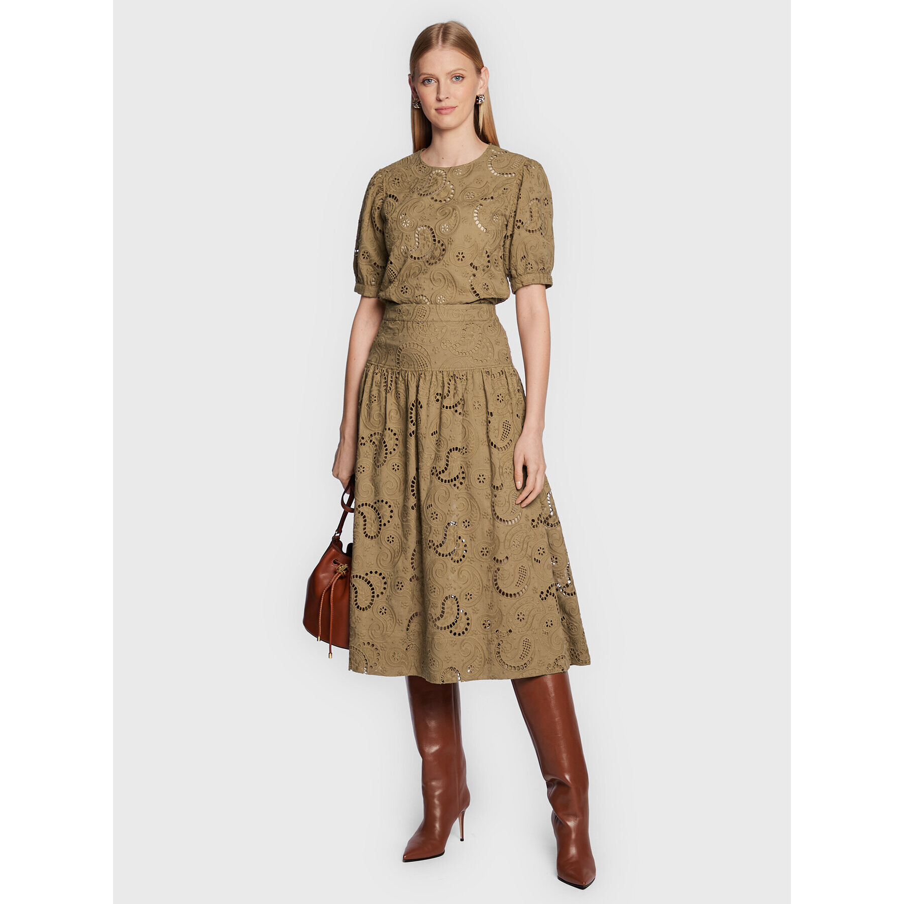 Herskind Блуза Ida 4661831 Кафяв Regular Fit - Pepit.bg
