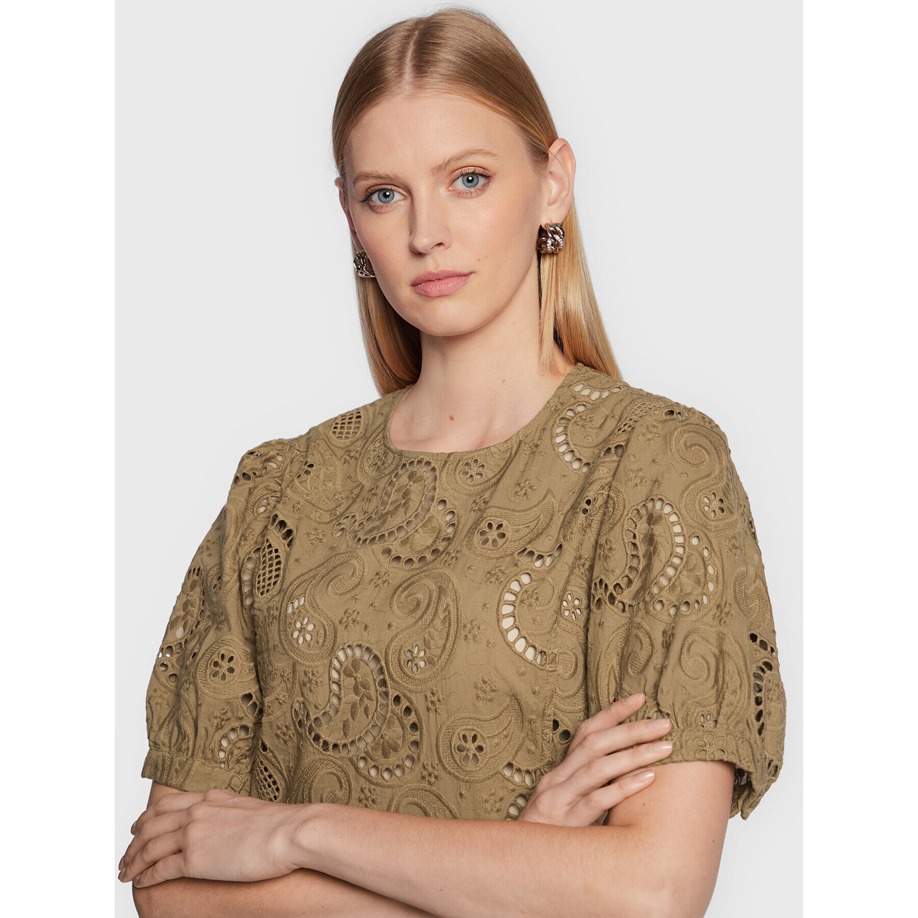 Herskind Блуза Ida 4661831 Кафяв Regular Fit - Pepit.bg