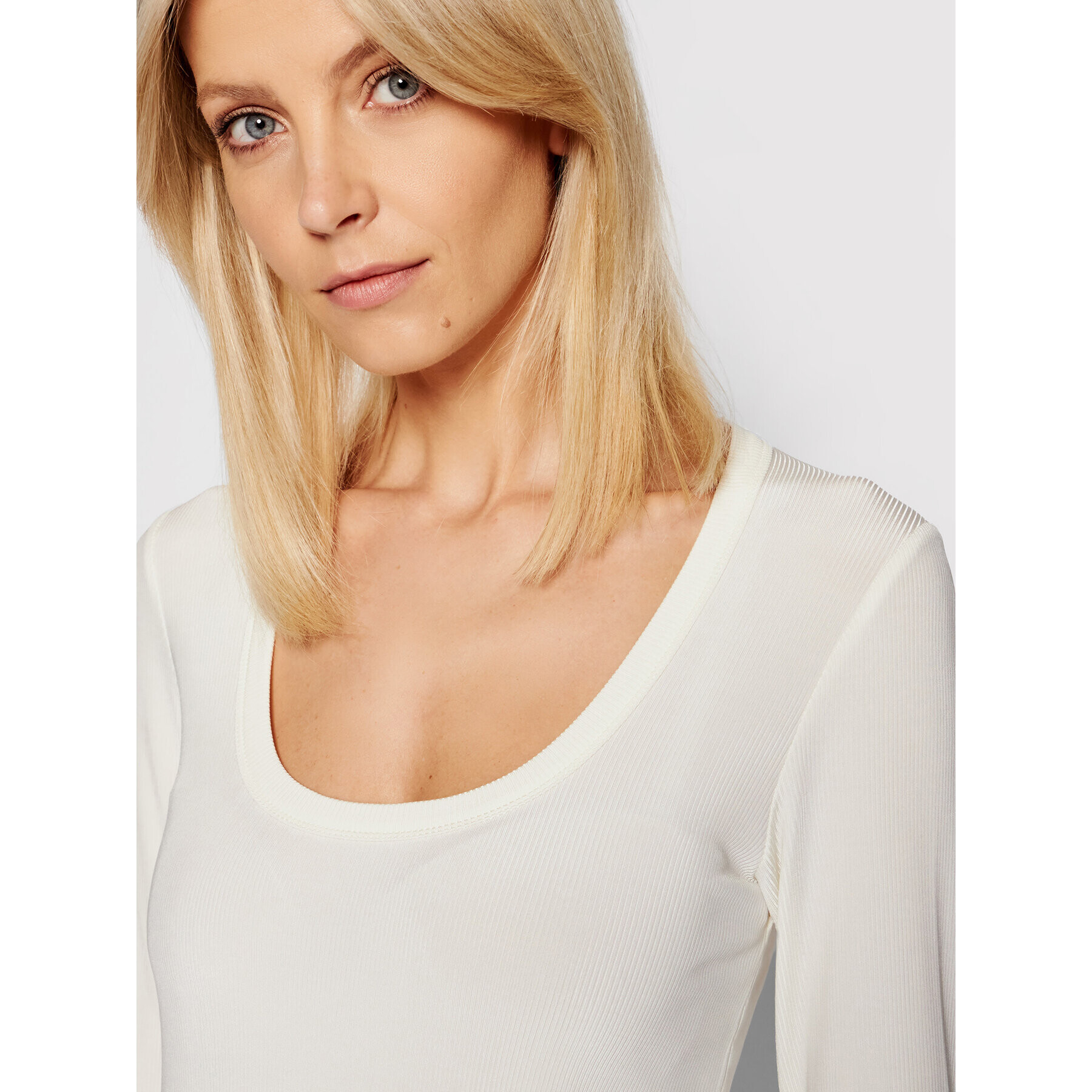 Herskind Блуза Indy 3761747 Бежов Slim Fit - Pepit.bg