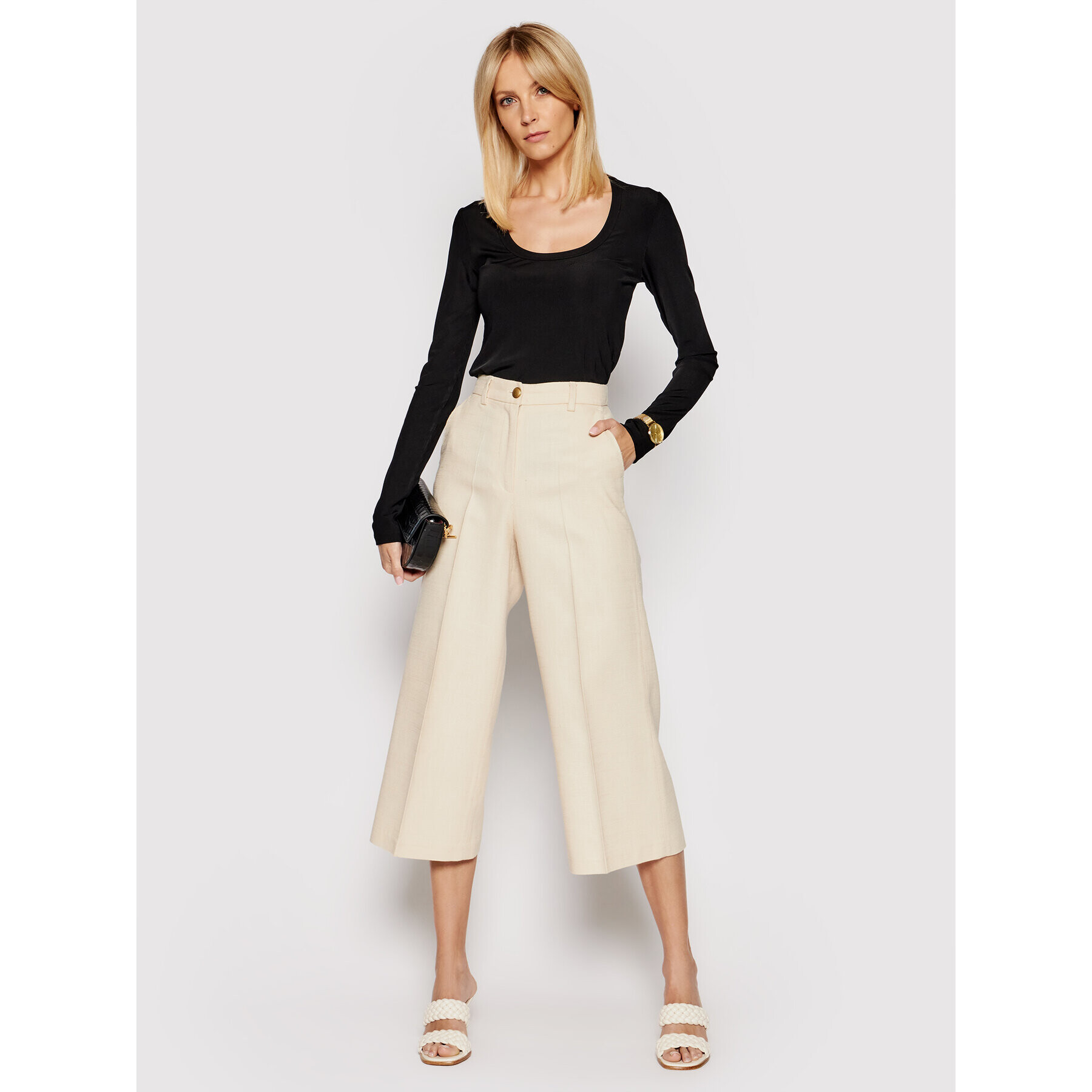 Herskind Блуза Indy 3761747 Черен Slim Fit - Pepit.bg