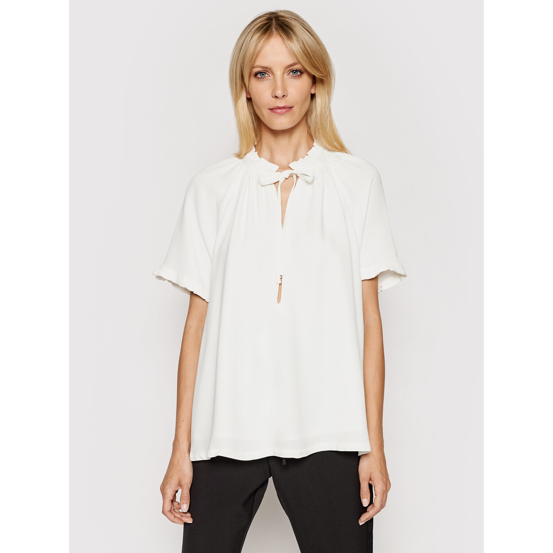 Herskind Блуза Lakiin 4052736 Бял Relaxed Fit - Pepit.bg