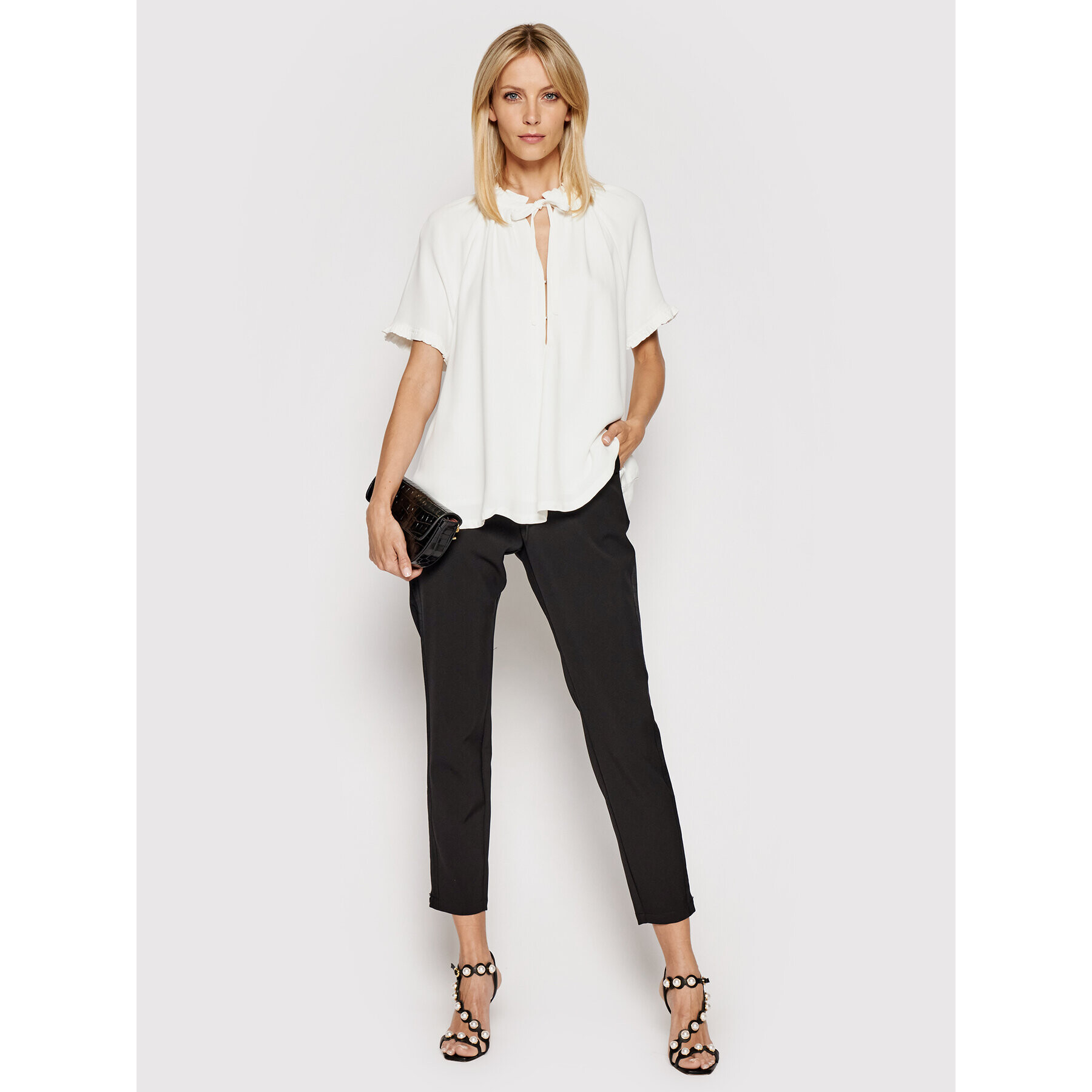 Herskind Блуза Lakiin 4052736 Бял Relaxed Fit - Pepit.bg