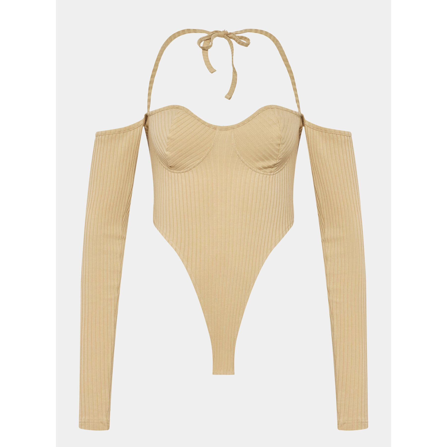Herskind Боди Inga Body 4776935 Бежов Slim Fit - Pepit.bg