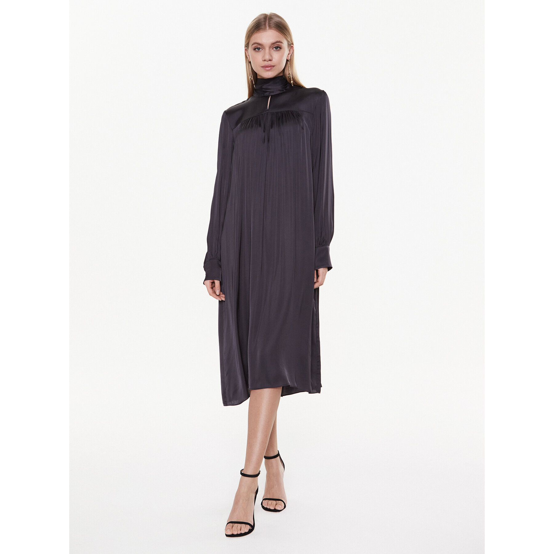 Herskind Ежедневна рокля Alberte 4636370 Сив Relaxed Fit - Pepit.bg