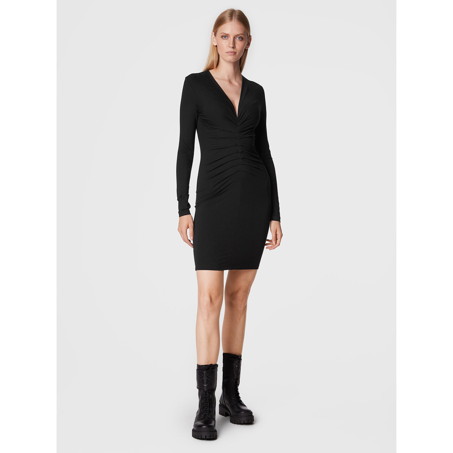 Herskind Ежедневна рокля Anna 4535770 Черен Slim Fit - Pepit.bg