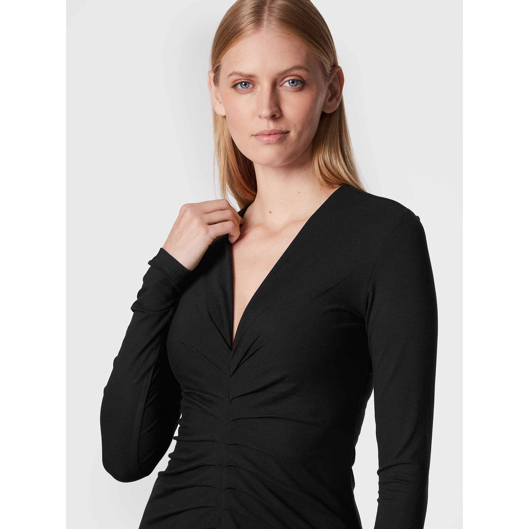 Herskind Ежедневна рокля Anna 4535770 Черен Slim Fit - Pepit.bg